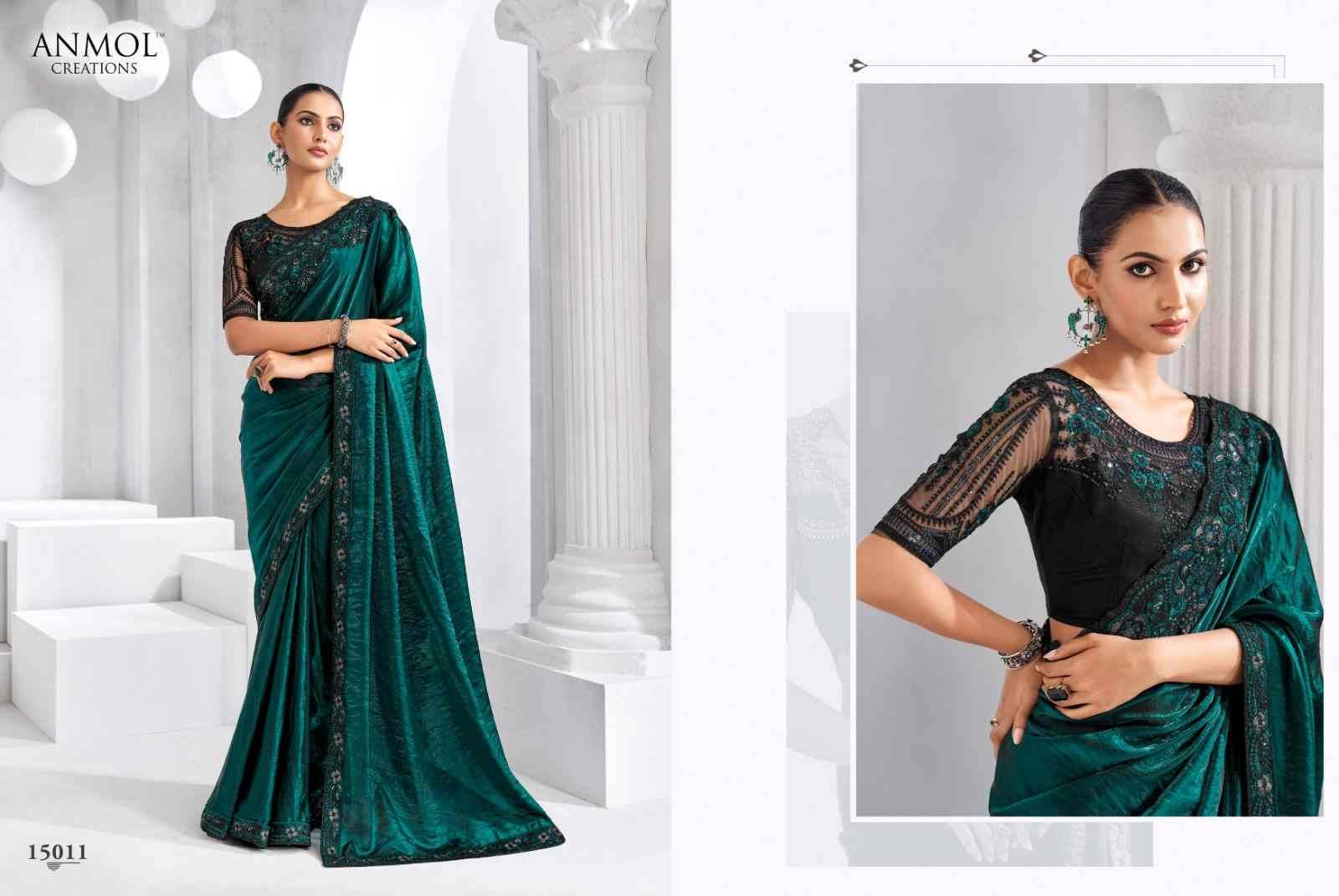 Elegance Vol-20 By Anmol Creation 15001 To 15016 Series Indian Traditional Wear Collection Beautiful Stylish Fancy Colorful Party Wear & Occasional Wear Fendy Sarees At Wholesale Price