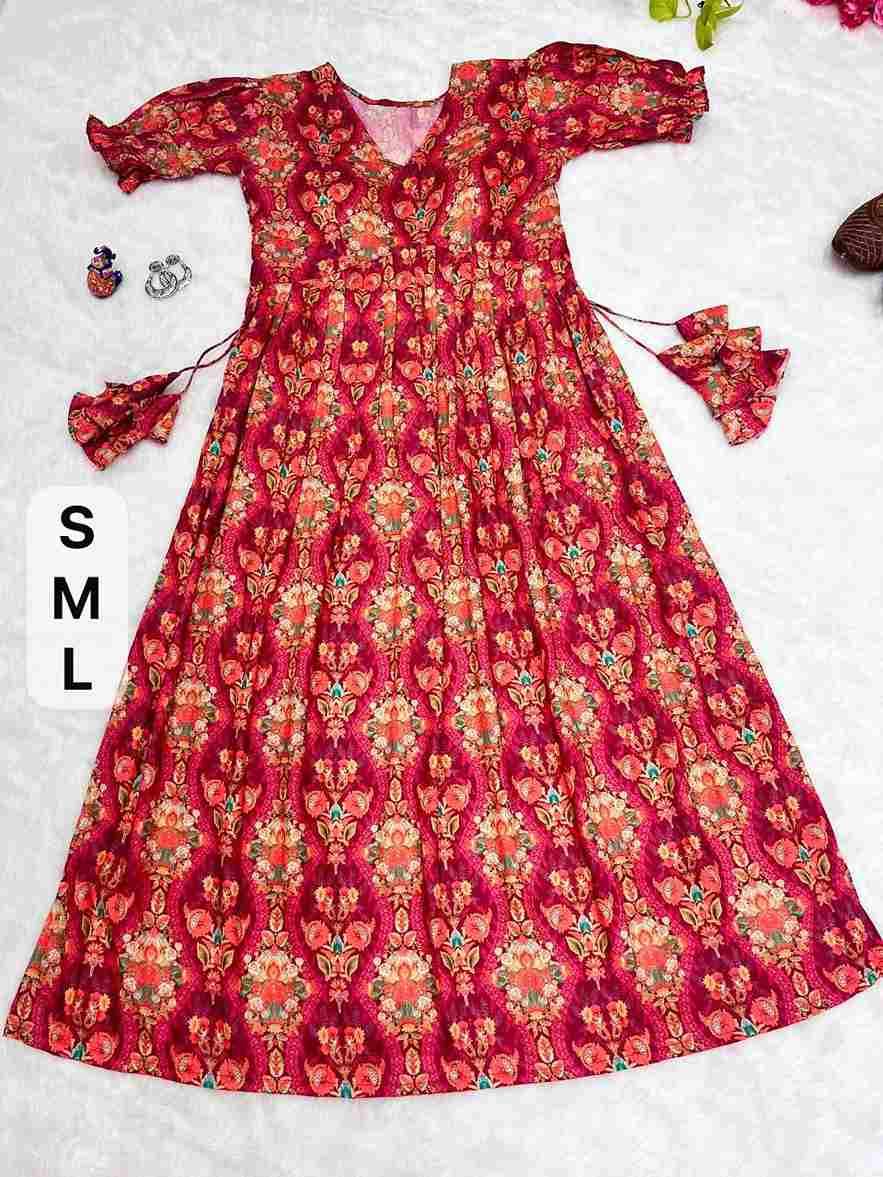 Mb-304 By Fashid Wholesale 01 To 06 Series Designer Stylish Fancy Colorful Beautiful Party Wear & Ethnic Wear Collection Soft Muslin Print Kurtis At Wholesale Price