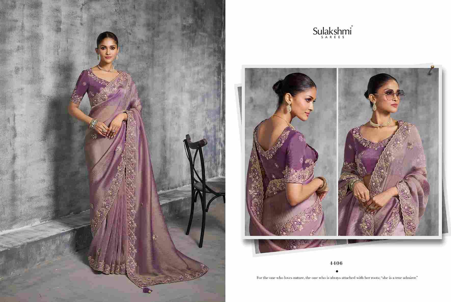 Kashira By Sulakshmi 4401 To 4412 Series Indian Traditional Wear Collection Beautiful Stylish Fancy Colorful Party Wear & Occasional Wear Tissue Sarees At Wholesale Price
