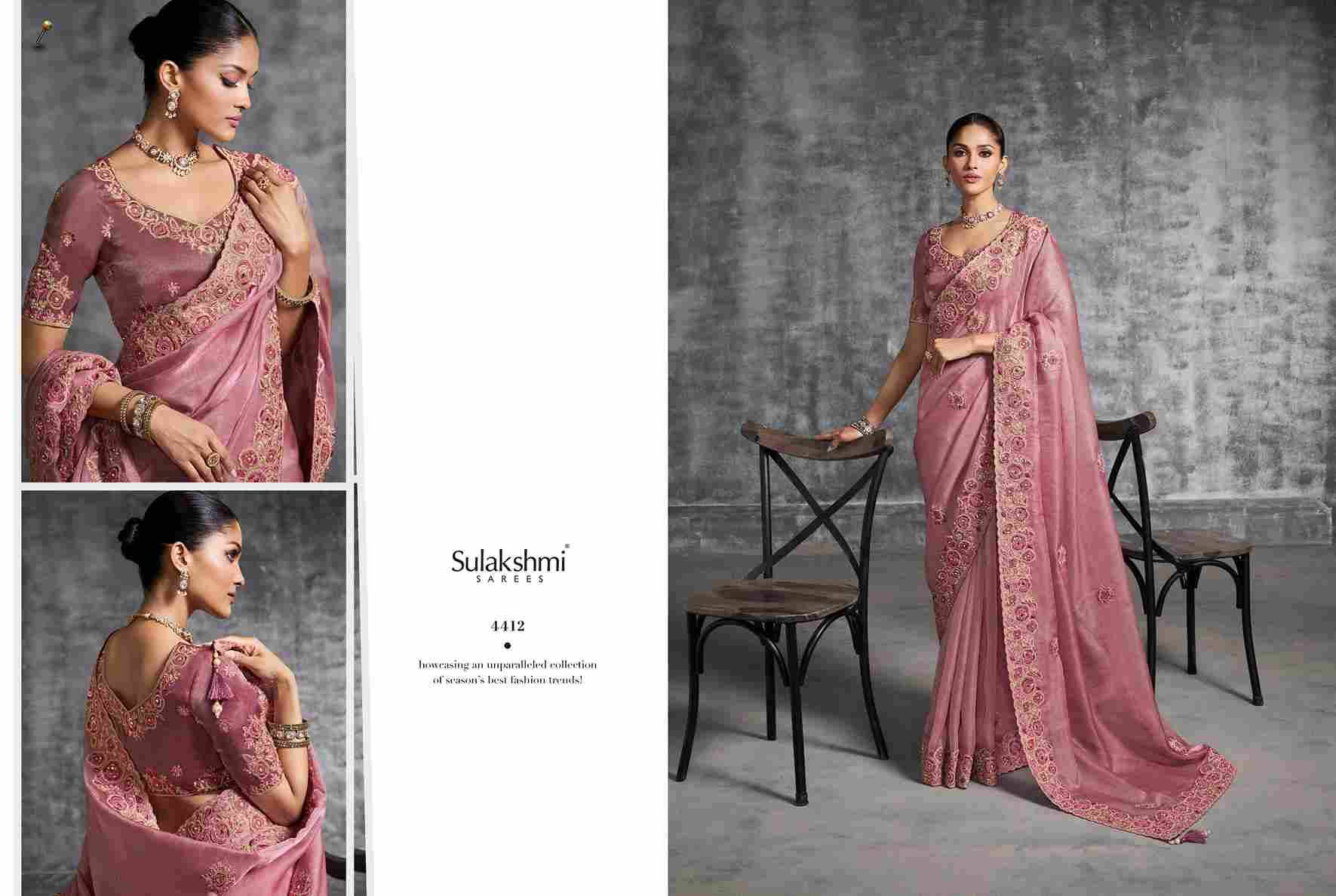 Kashira By Sulakshmi 4401 To 4412 Series Indian Traditional Wear Collection Beautiful Stylish Fancy Colorful Party Wear & Occasional Wear Tissue Sarees At Wholesale Price