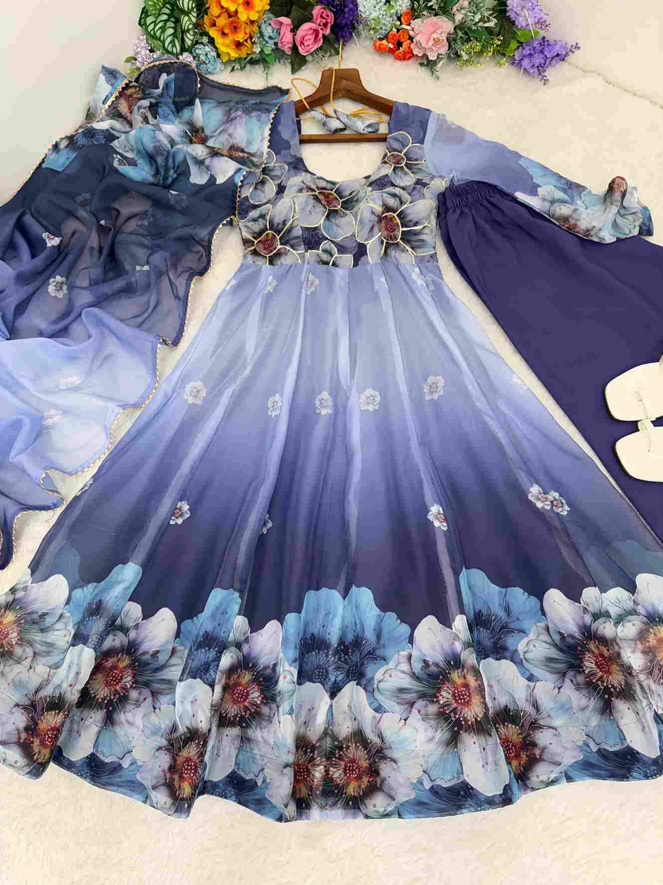 Mb-512 By Fashid Wholesale Designer Stylish Fancy Colorful Beautiful Party Wear & Ethnic Wear Collection Organza Tabby Silk Dresses At Wholesale Price
