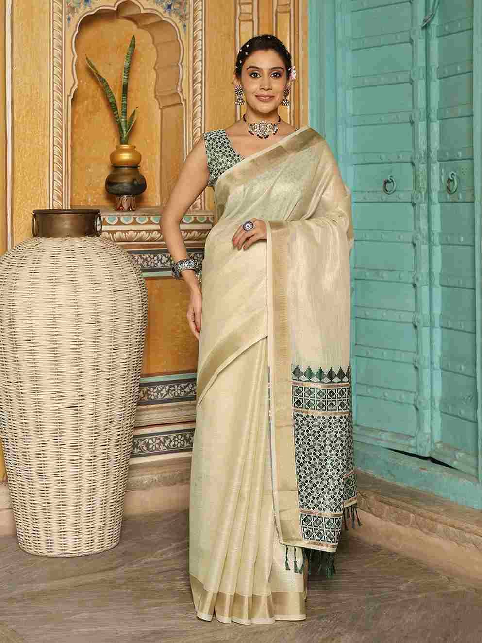 Henoi Threads By Fashid Wholesale 1001 To 1006 Indian Traditional Wear Collection Beautiful Stylish Fancy Colorful Party Wear & Occasional Wear Linen Sarees At Wholesale Price