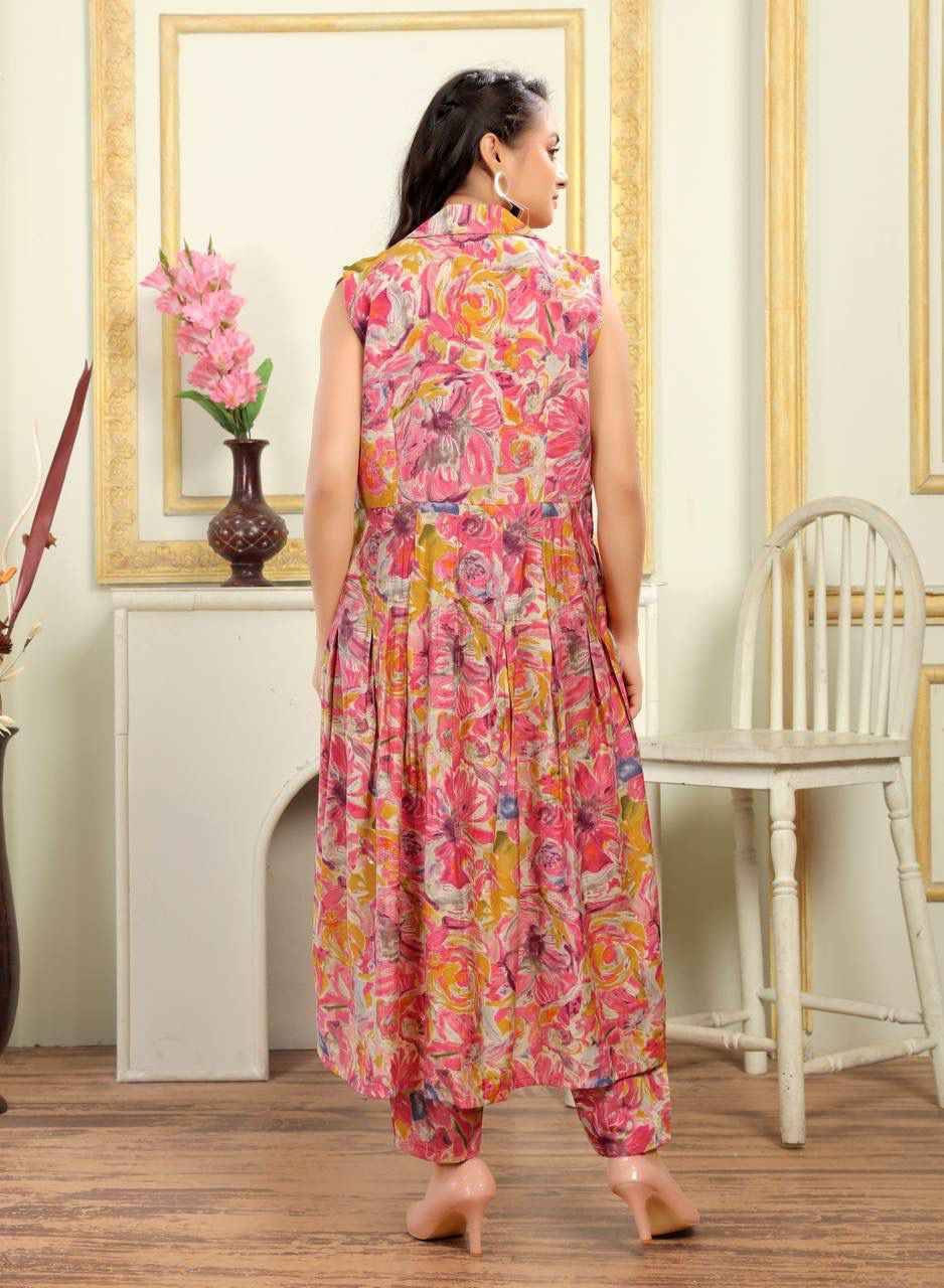 Mb-363 By Fashid Wholesale Designer Stylish Fancy Colorful Beautiful Party Wear & Ethnic Wear Collection Chanderi Cotton Co-Ord At Wholesale Price