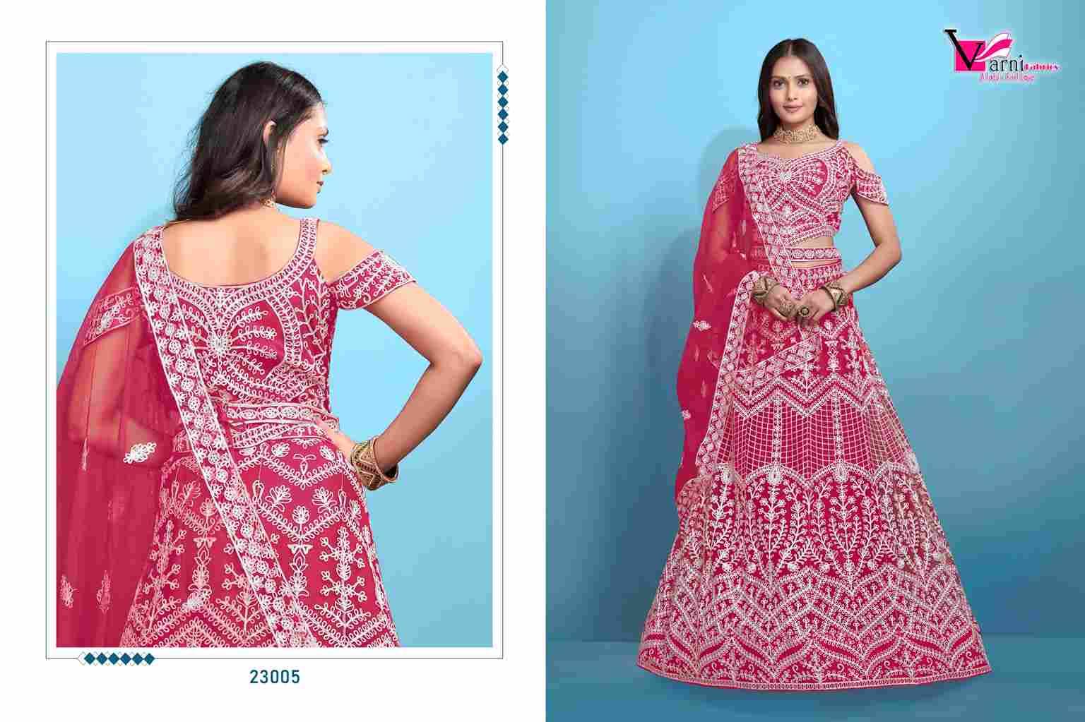 Shravari By Varni Fabrics 23001 To 23007 Series Designer Beautiful Collection Occasional Wear & Party Wear Net Lehengas At Wholesale Price