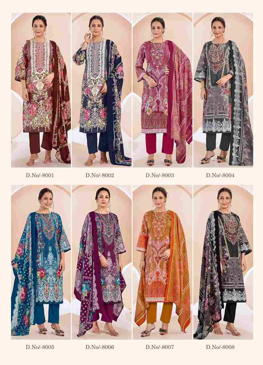 Qurbat Vol-8 By Jash 8001 To 8008 Series Beautiful Festive Suits Stylish Fancy Colorful Casual Wear & Ethnic Wear Cotton Print Dresses At Wholesale Price