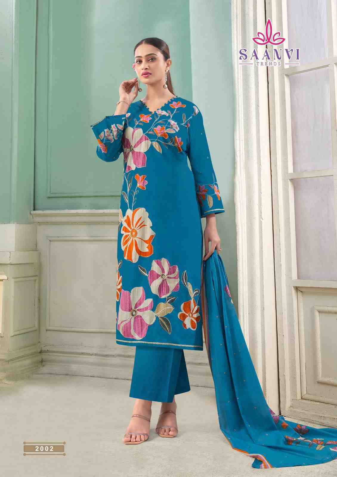 Samayra Vol-2 By Saanvi Trends 2001 To 2008 Series Beautiful Suits Colorful Stylish Fancy Casual Wear & Ethnic Wear Pure Cotton Print Dresses At Wholesale Price