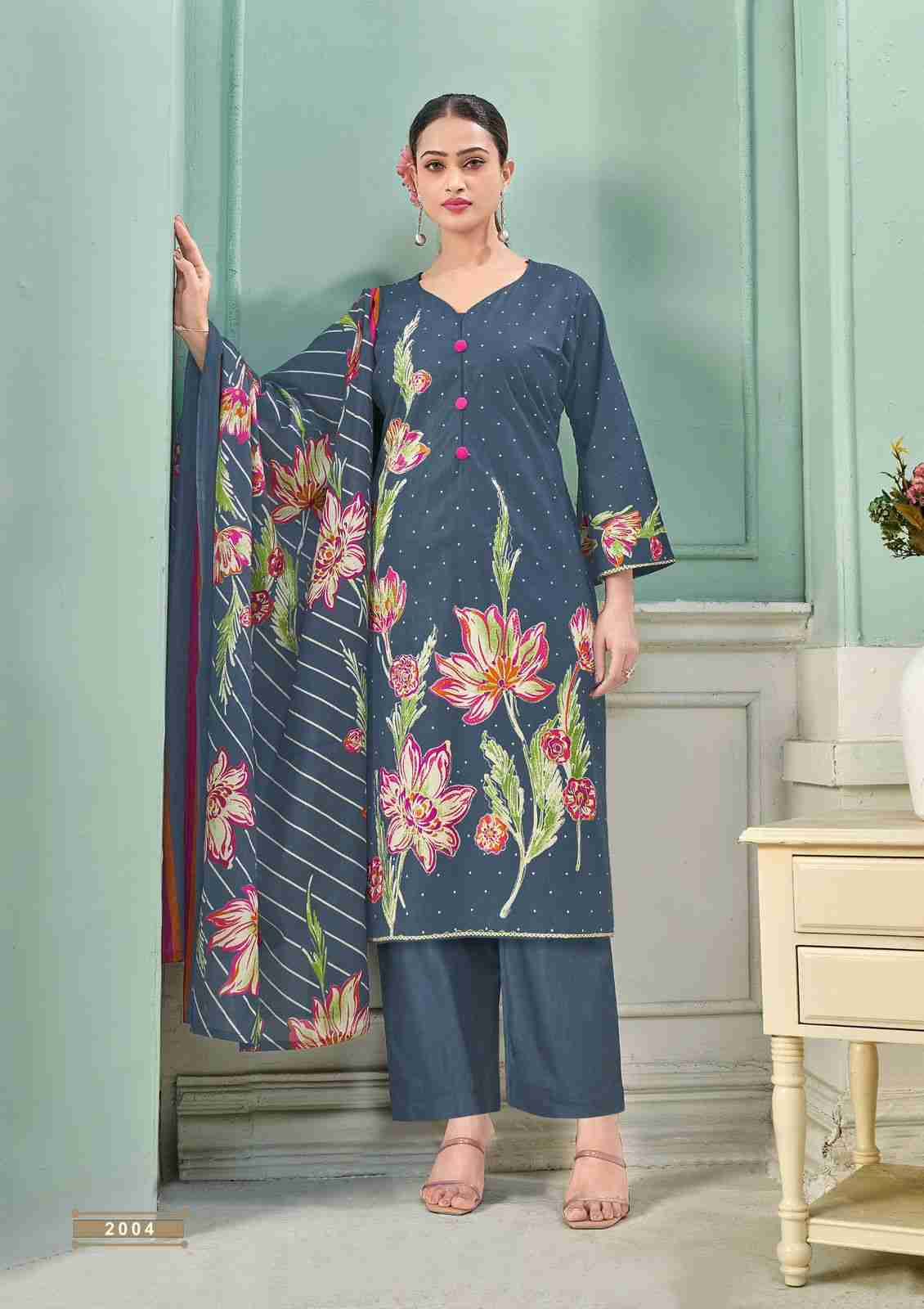 Samayra Vol-2 By Saanvi Trends 2001 To 2008 Series Beautiful Suits Colorful Stylish Fancy Casual Wear & Ethnic Wear Pure Cotton Print Dresses At Wholesale Price