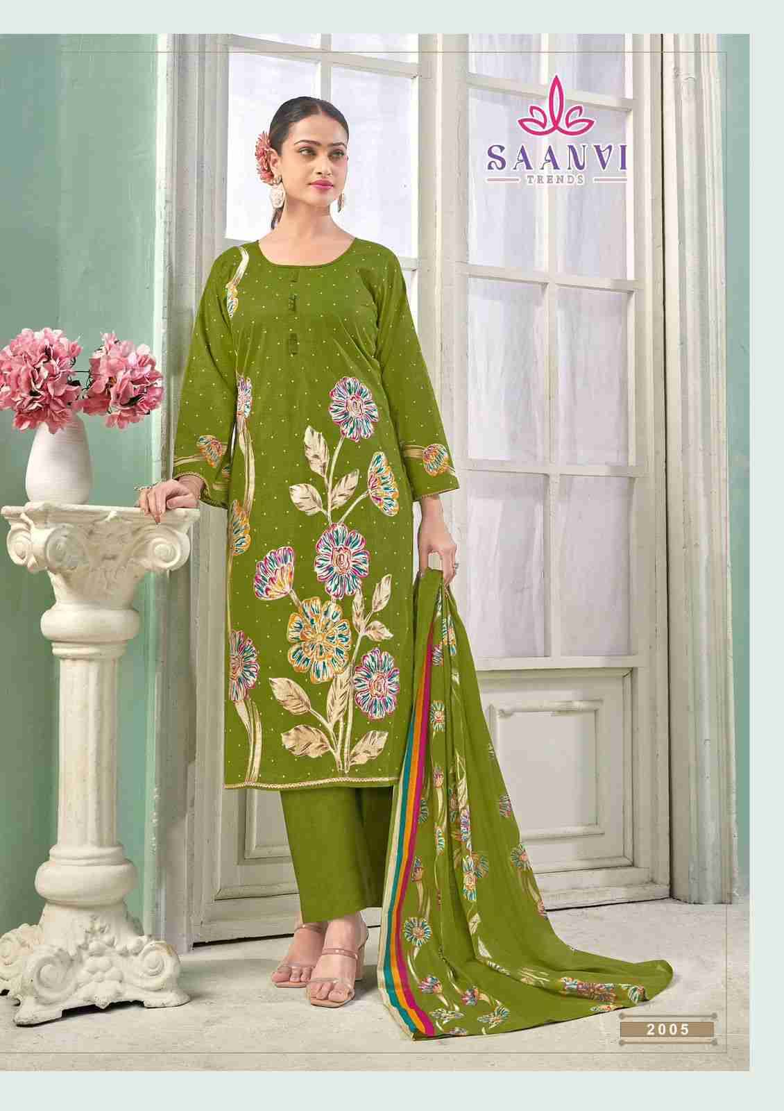 Samayra Vol-2 By Saanvi Trends 2001 To 2008 Series Beautiful Suits Colorful Stylish Fancy Casual Wear & Ethnic Wear Pure Cotton Print Dresses At Wholesale Price