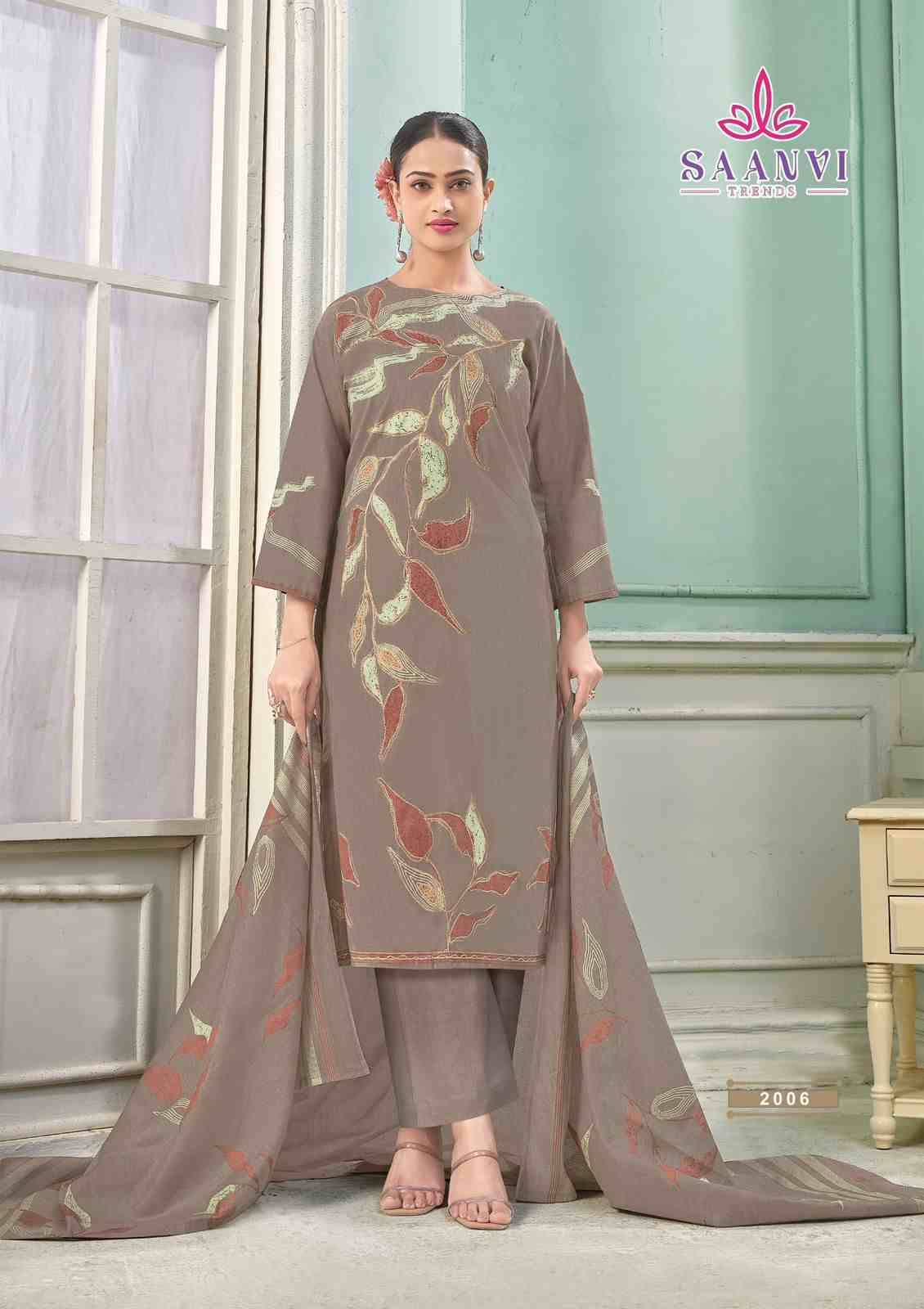 Samayra Vol-2 By Saanvi Trends 2001 To 2008 Series Beautiful Suits Colorful Stylish Fancy Casual Wear & Ethnic Wear Pure Cotton Print Dresses At Wholesale Price