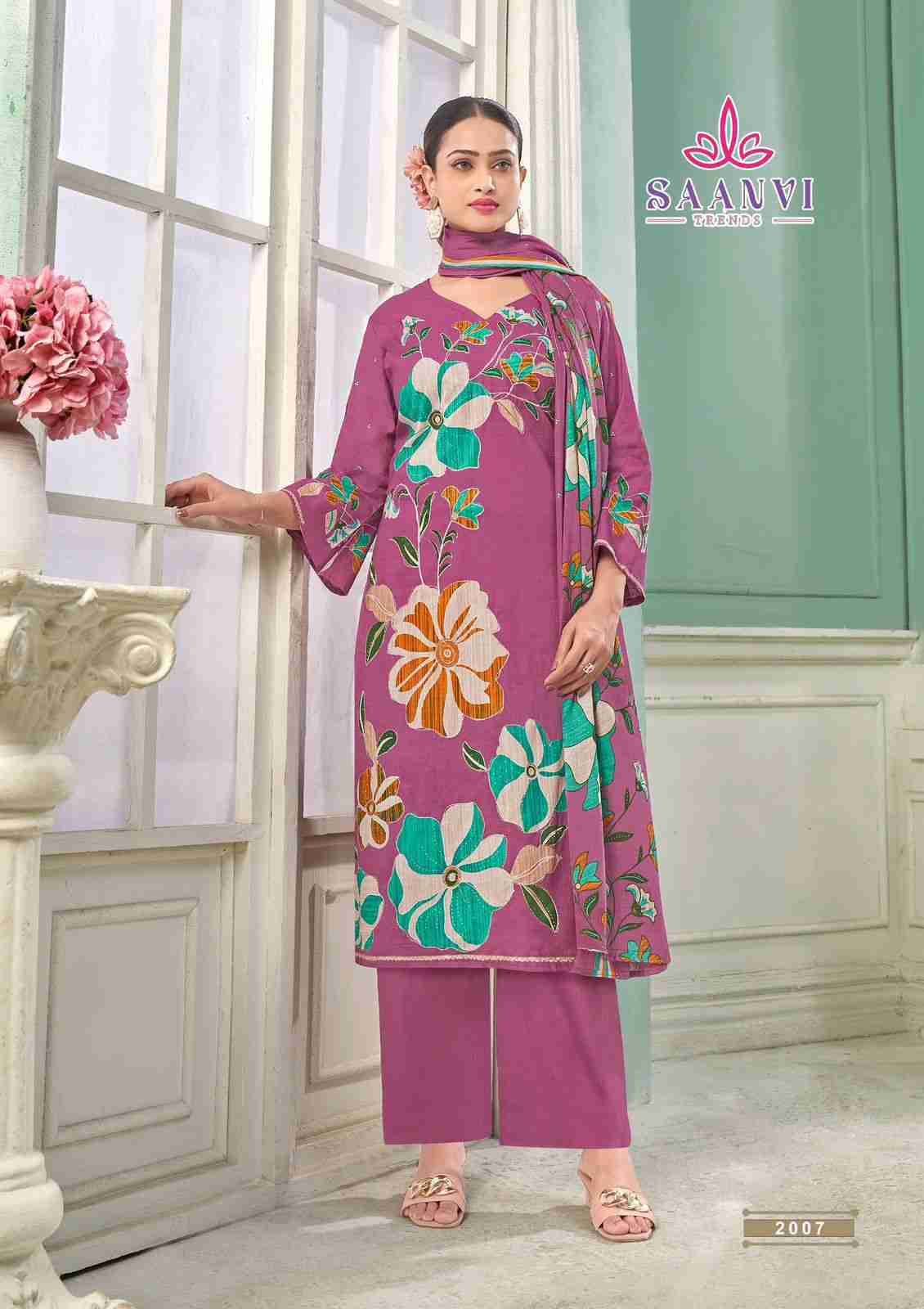 Samayra Vol-2 By Saanvi Trends 2001 To 2008 Series Beautiful Suits Colorful Stylish Fancy Casual Wear & Ethnic Wear Pure Cotton Print Dresses At Wholesale Price