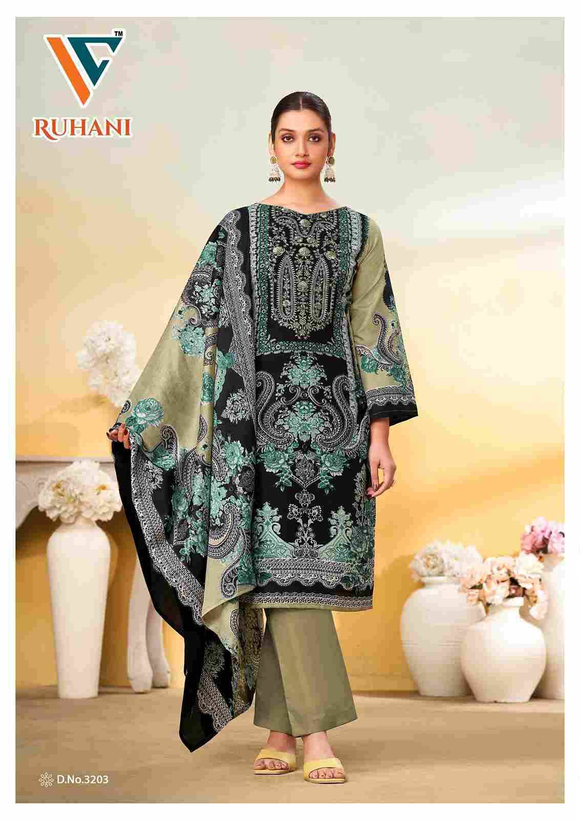 Ruhani Vol-32 By Vandana Creation 3201 To 3208 Series Beautiful Festive Suits Stylish Fancy Colorful Casual Wear & Ethnic Wear Cotton Print Dresses At Wholesale Price