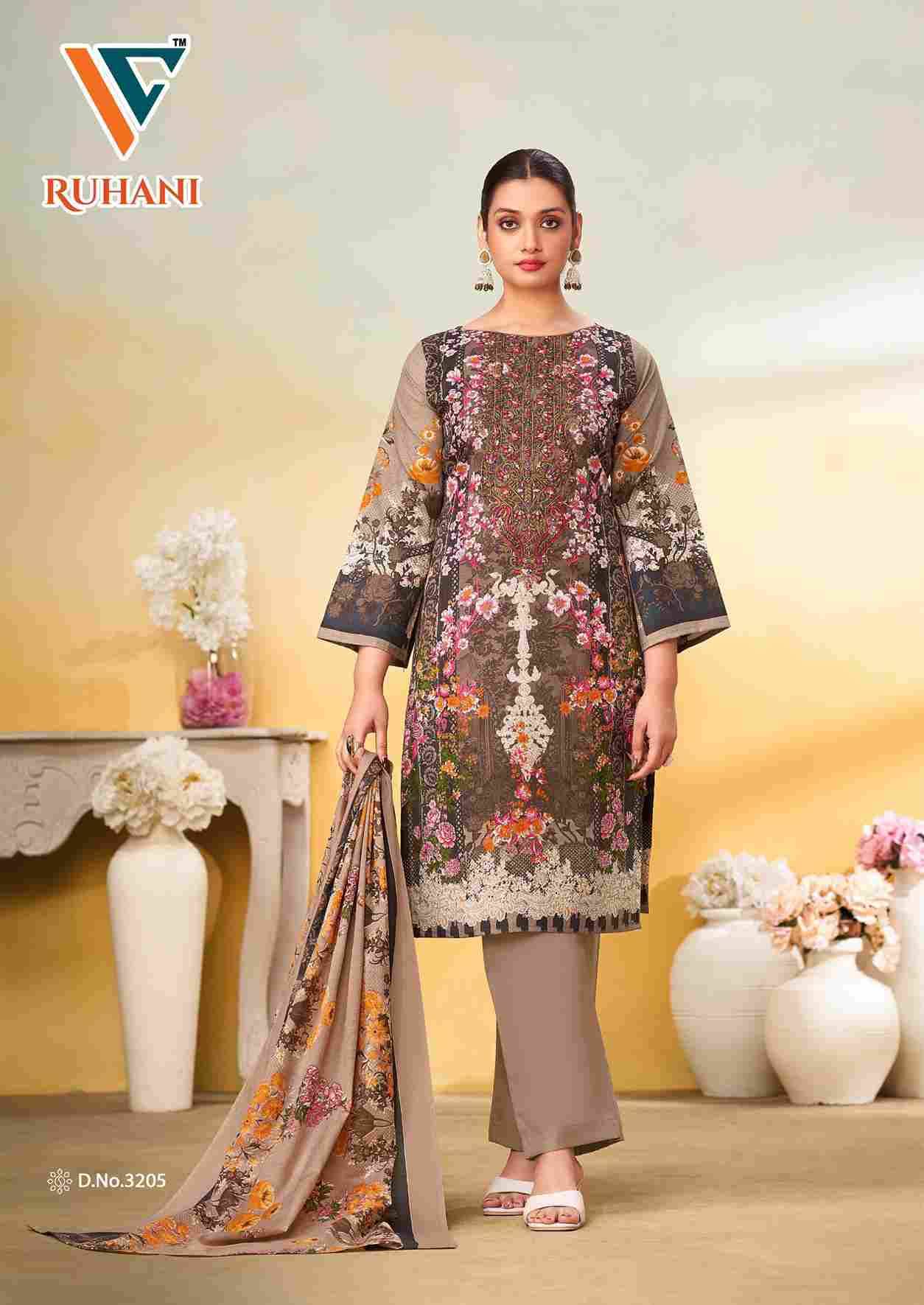 Ruhani Vol-32 By Vandana Creation 3201 To 3208 Series Beautiful Festive Suits Stylish Fancy Colorful Casual Wear & Ethnic Wear Cotton Print Dresses At Wholesale Price