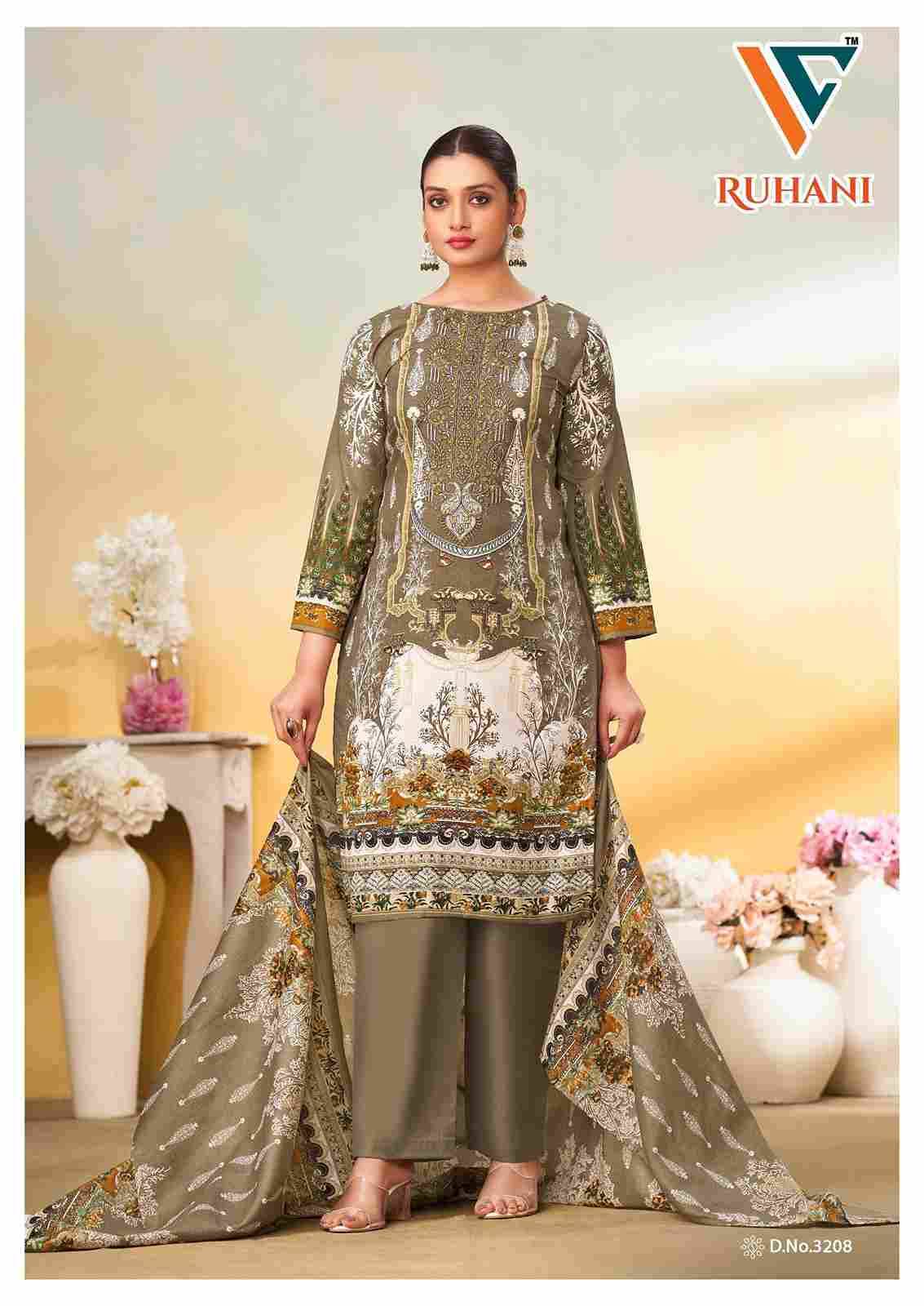 Ruhani Vol-32 By Vandana Creation 3201 To 3208 Series Beautiful Festive Suits Stylish Fancy Colorful Casual Wear & Ethnic Wear Cotton Print Dresses At Wholesale Price