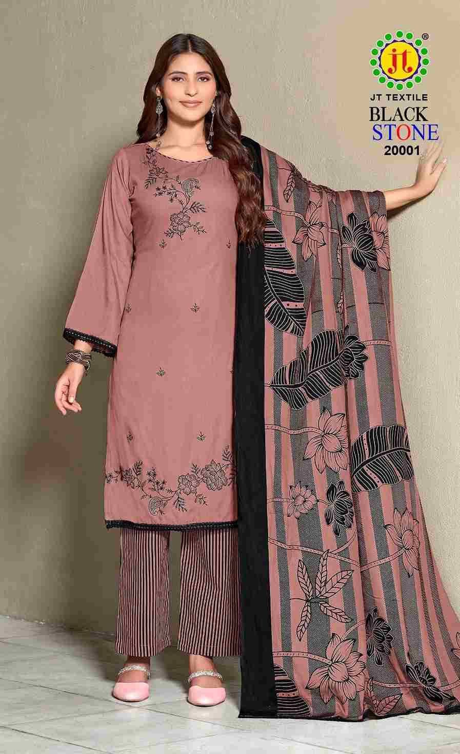 Black Stone Vol-20 By JT 20001 To 20005 Series Beautiful Festive Suits Colorful Stylish Fancy Casual Wear & Ethnic Wear Rayon Dresses At Wholesale Price