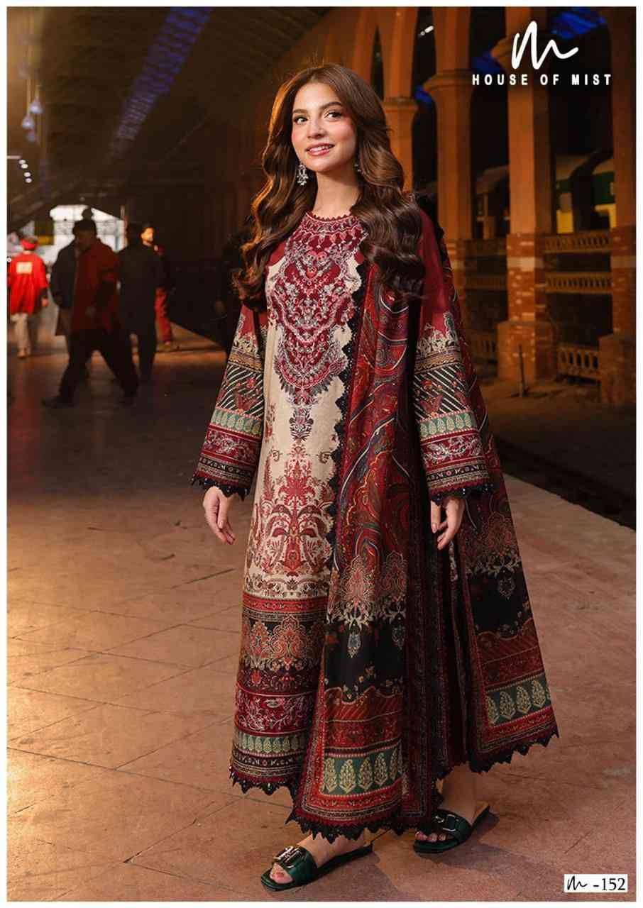 Ghazal Vol-16 By House Of Mist 151 To 156 Series Beautiful Pakistani Suits Colorful Stylish Fancy Casual Wear & Ethnic Wear Pure Cotton Print Dresses At Wholesale Price