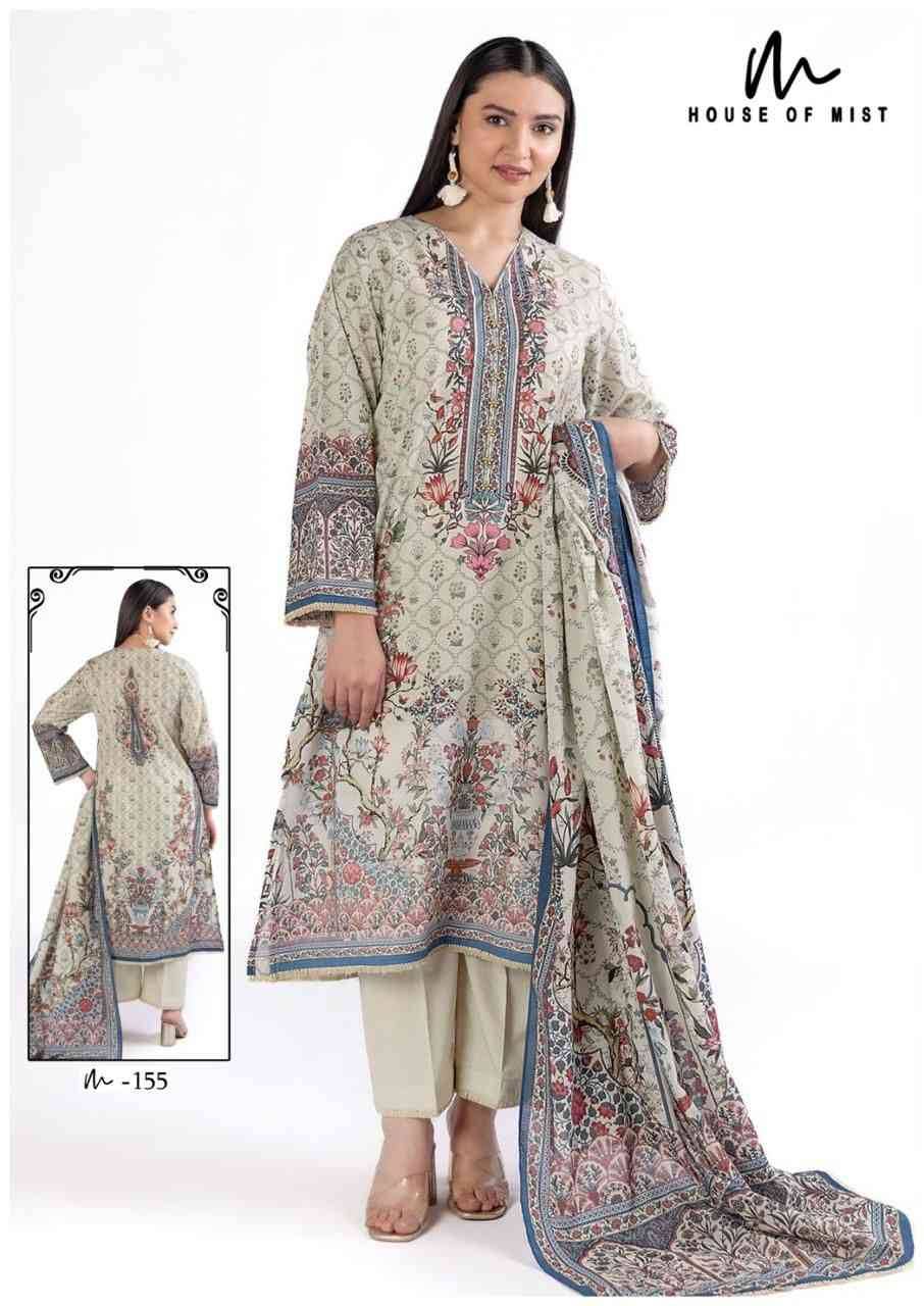 Ghazal Vol-16 By House Of Mist 151 To 156 Series Beautiful Pakistani Suits Colorful Stylish Fancy Casual Wear & Ethnic Wear Pure Cotton Print Dresses At Wholesale Price