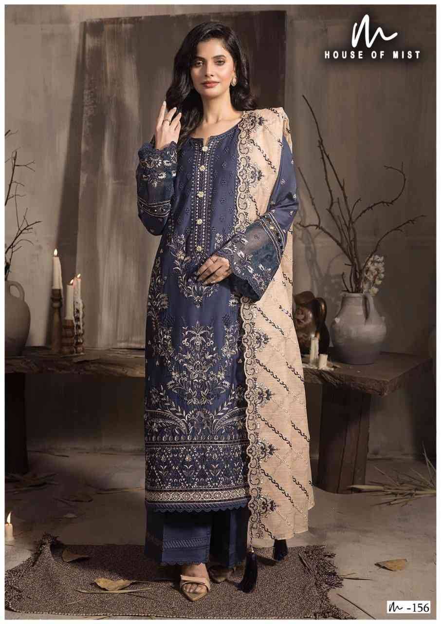Ghazal Vol-16 By House Of Mist 151 To 156 Series Beautiful Pakistani Suits Colorful Stylish Fancy Casual Wear & Ethnic Wear Pure Cotton Print Dresses At Wholesale Price