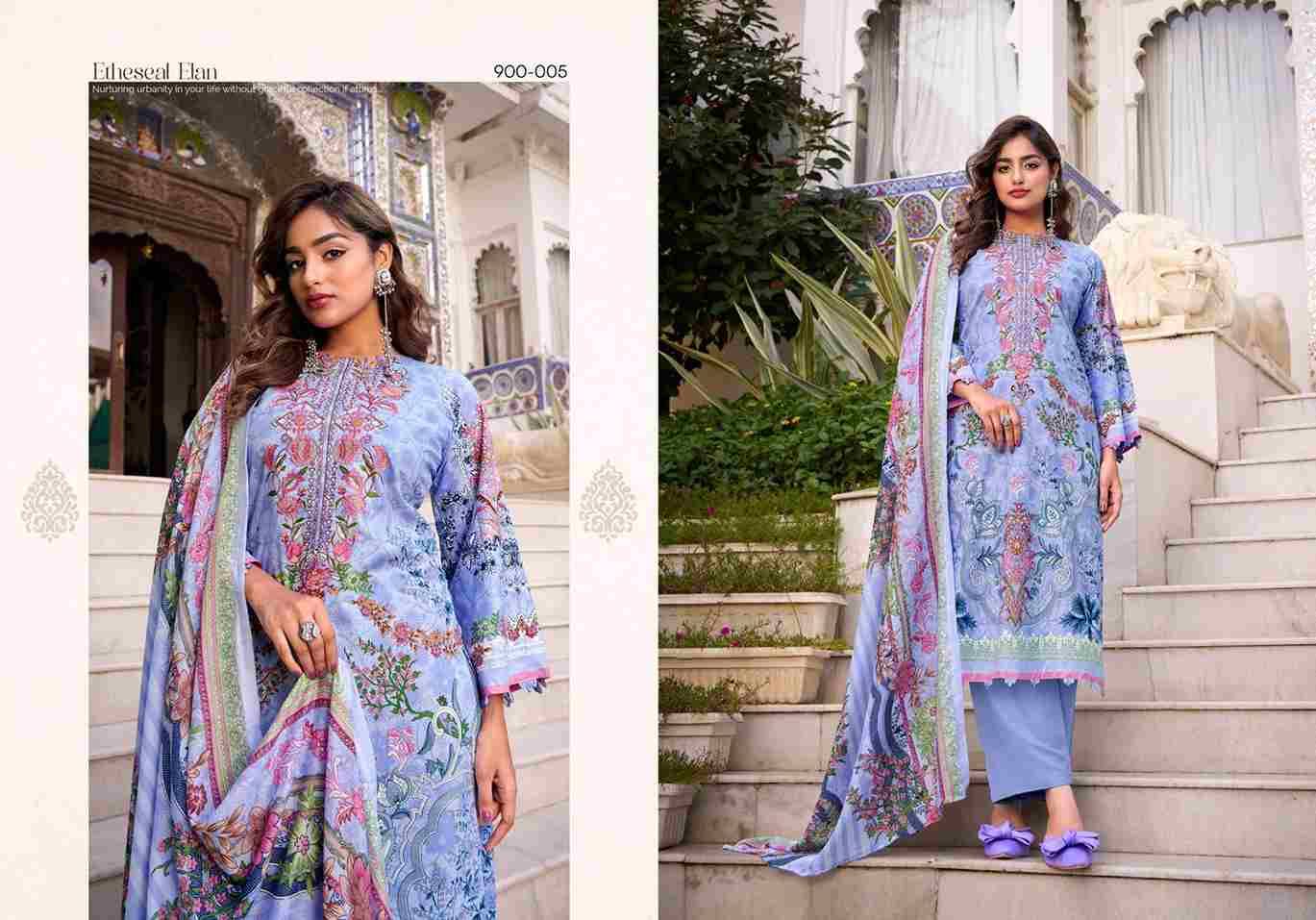 Naira Vol-117 By Belliza 900-001 To 900-008 Series Beautiful Festive Suits Stylish Fancy Colorful Casual Wear & Ethnic Wear Pure Cotton Print Dresses At Wholesale Price