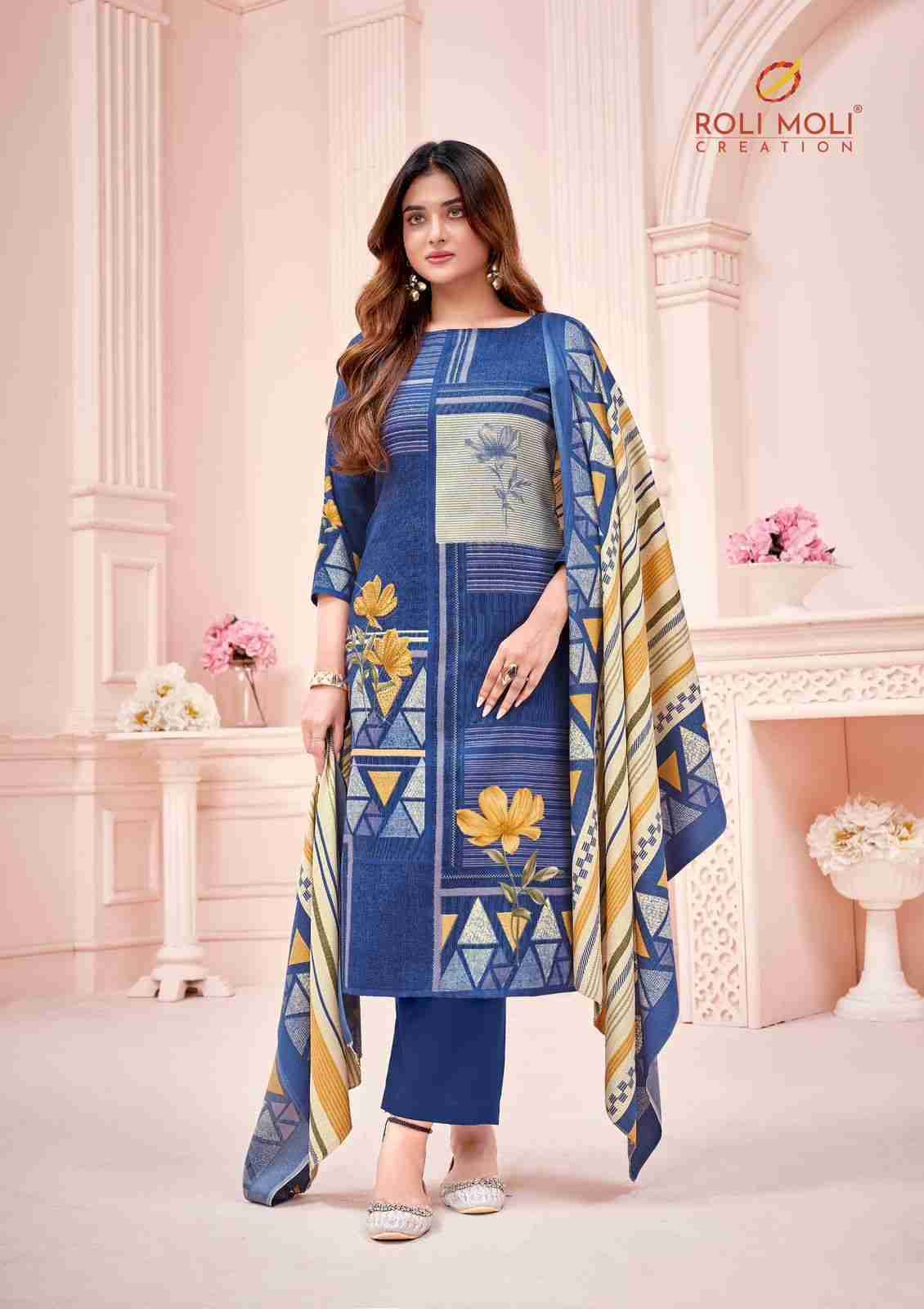 Tania By Roli Moli 1001 To 1008 Series Beautiful Stylish Festive Suits Fancy Colorful Casual Wear & Ethnic Wear & Ready To Wear Pashmina Dresses At Wholesale Price