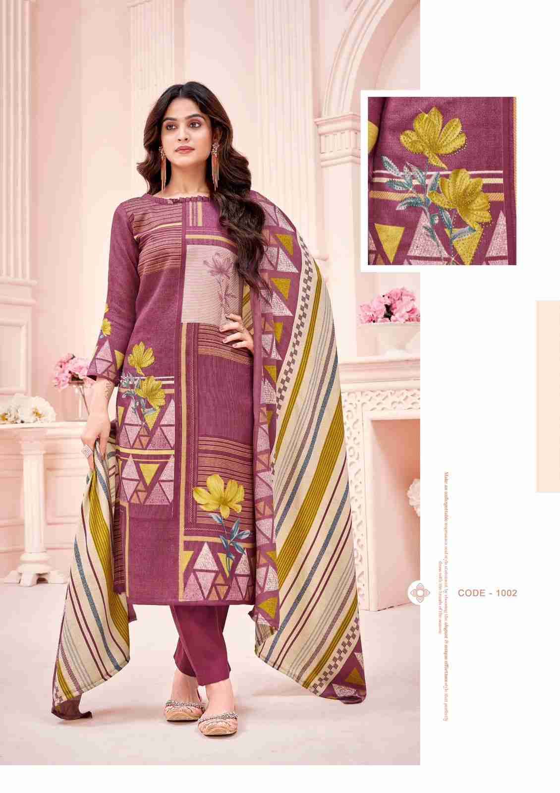 Tania By Roli Moli 1001 To 1008 Series Beautiful Stylish Festive Suits Fancy Colorful Casual Wear & Ethnic Wear & Ready To Wear Pashmina Dresses At Wholesale Price