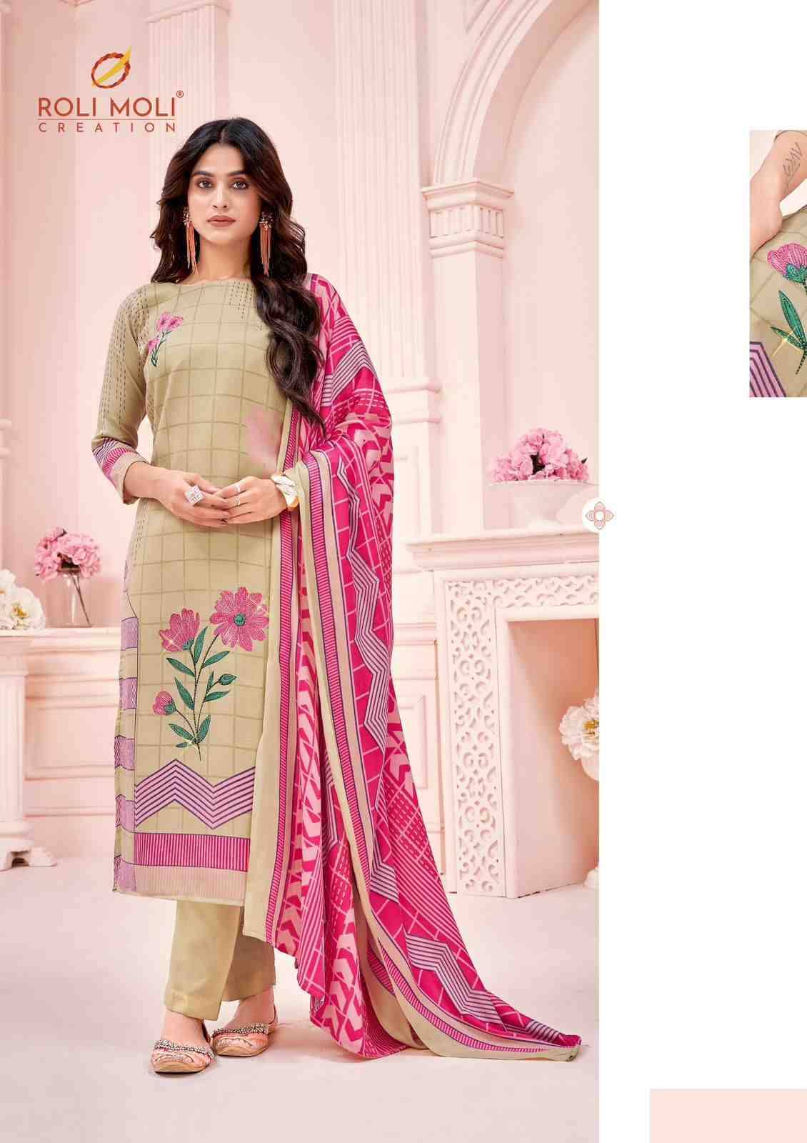 Tania By Roli Moli 1001 To 1008 Series Beautiful Stylish Festive Suits Fancy Colorful Casual Wear & Ethnic Wear & Ready To Wear Pashmina Dresses At Wholesale Price