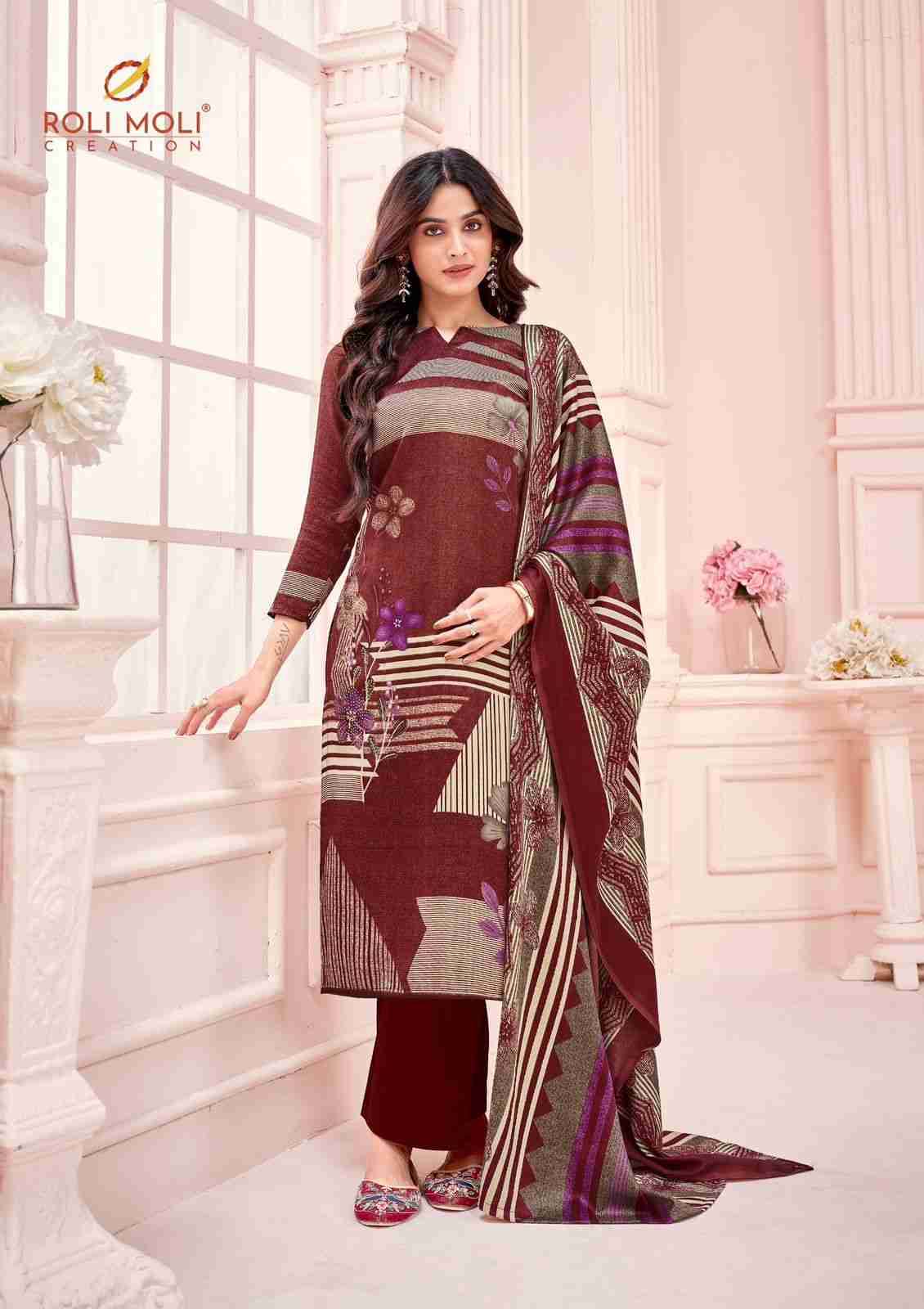 Tania By Roli Moli 1001 To 1008 Series Beautiful Stylish Festive Suits Fancy Colorful Casual Wear & Ethnic Wear & Ready To Wear Pashmina Dresses At Wholesale Price