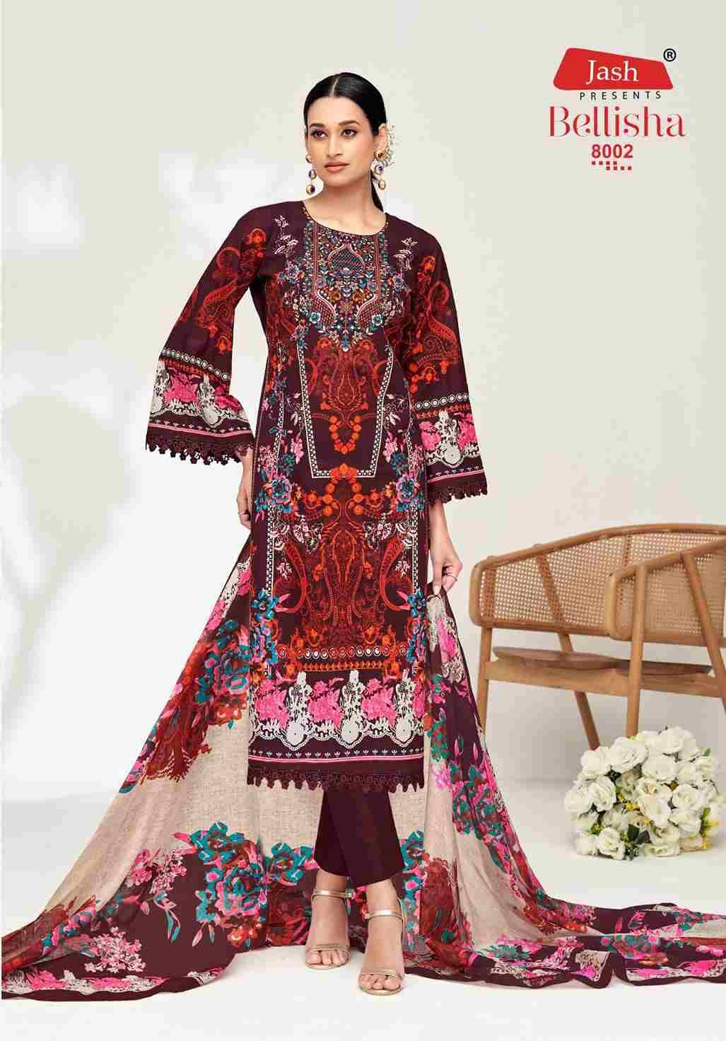 Bellisha Vol-8 By Jash 8001 To 8010 Series Beautiful Festive Suits Stylish Fancy Colorful Casual Wear & Ethnic Wear Cotton Print Dresses At Wholesale Price