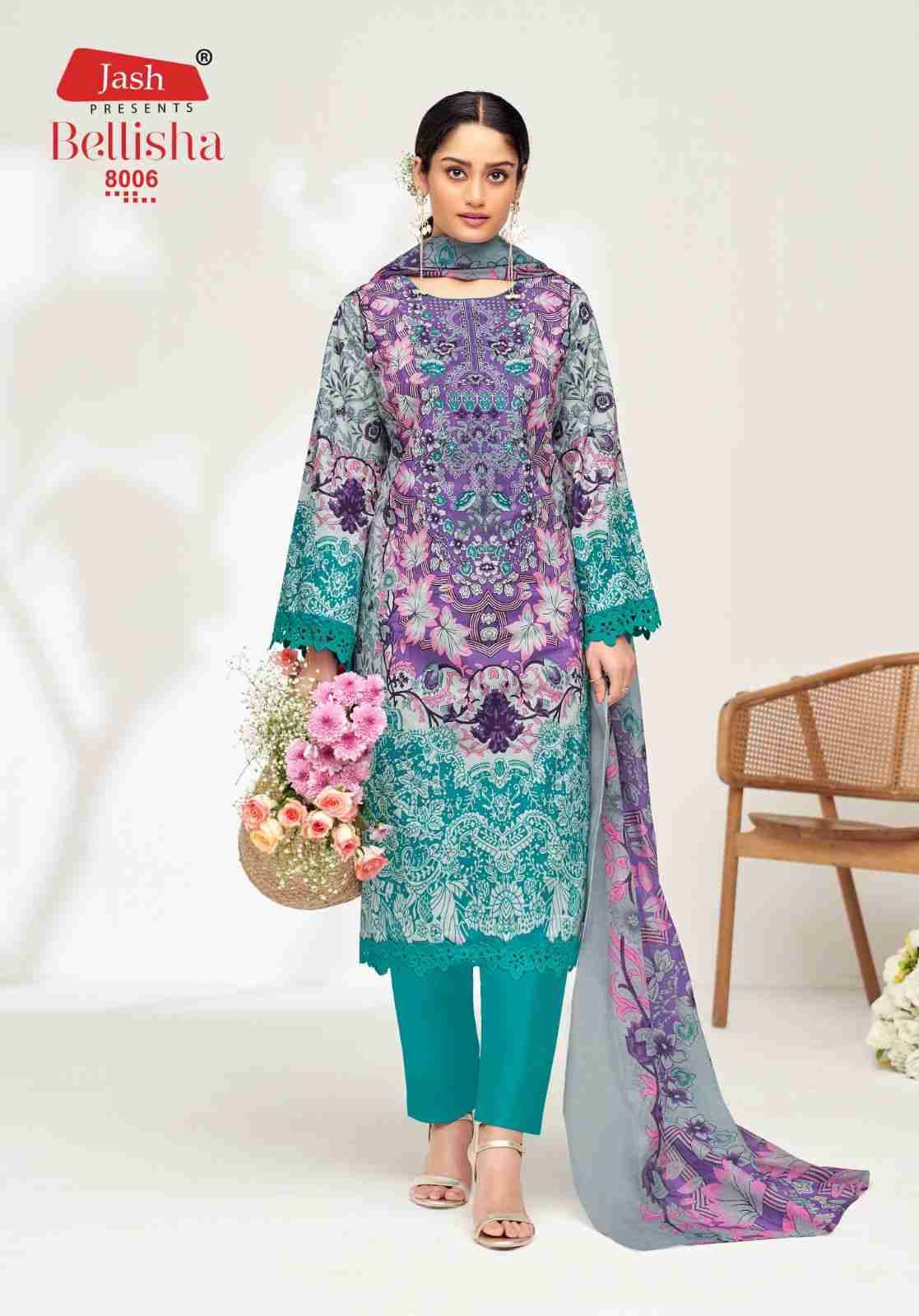 Bellisha Vol-8 By Jash 8001 To 8010 Series Beautiful Festive Suits Stylish Fancy Colorful Casual Wear & Ethnic Wear Cotton Print Dresses At Wholesale Price