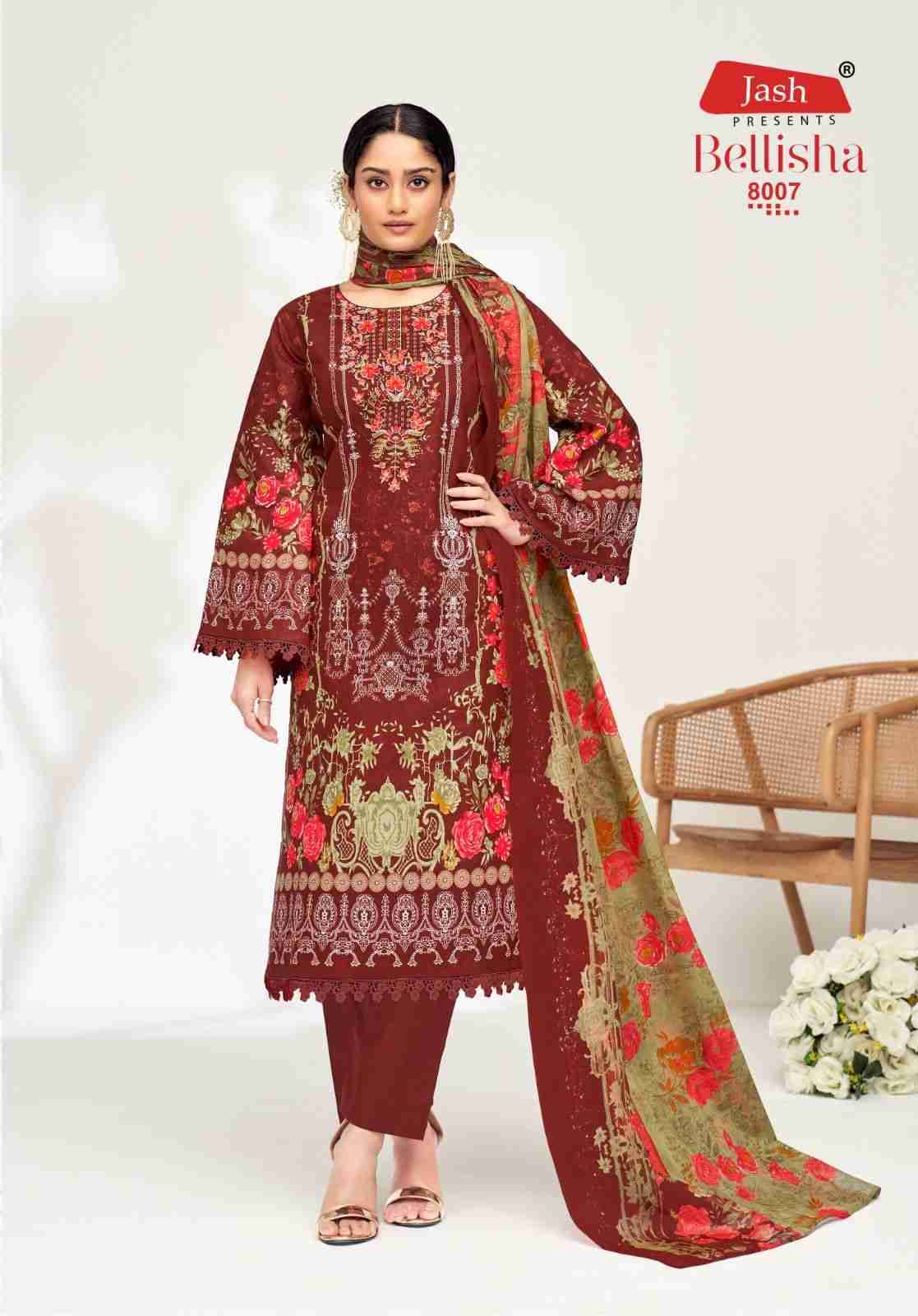 Bellisha Vol-8 By Jash 8001 To 8010 Series Beautiful Festive Suits Stylish Fancy Colorful Casual Wear & Ethnic Wear Cotton Print Dresses At Wholesale Price