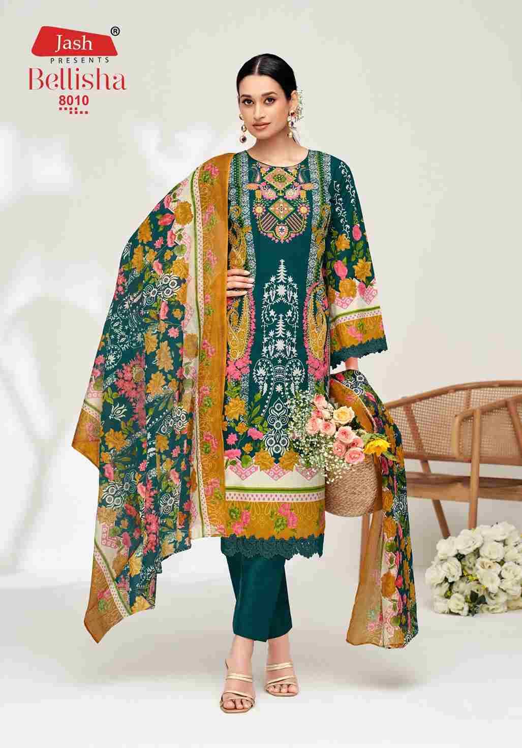 Bellisha Vol-8 By Jash 8001 To 8010 Series Beautiful Festive Suits Stylish Fancy Colorful Casual Wear & Ethnic Wear Cotton Print Dresses At Wholesale Price
