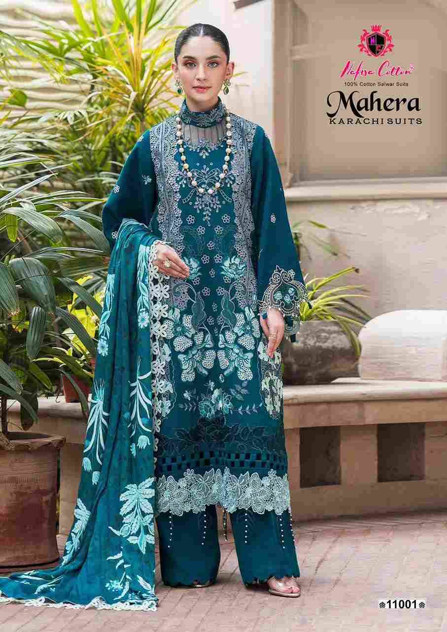 Mahera Vol-11 By Nafisa Cotton 11001 To 11006 Series Beautiful Festive Suits Stylish Fancy Colorful Casual Wear & Ethnic Wear Soft Cotton Print Dresses At Wholesale Price