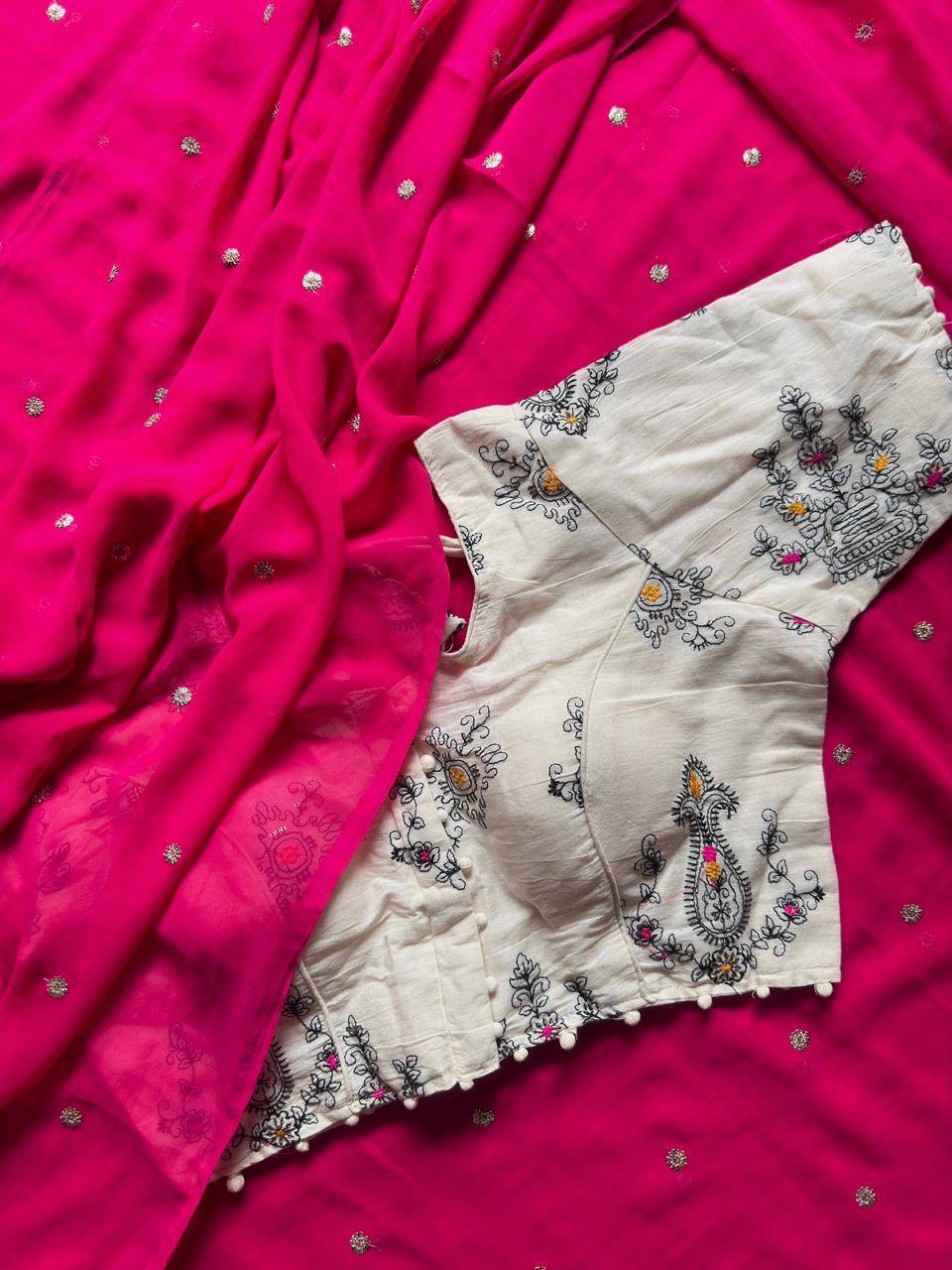 Vt-Tikli By Fashid Wholesale 01 To 02 Series Indian Traditional Wear Collection Beautiful Stylish Fancy Colorful Party Wear & Occasional Wear Georgette Sarees At Wholesale Price
