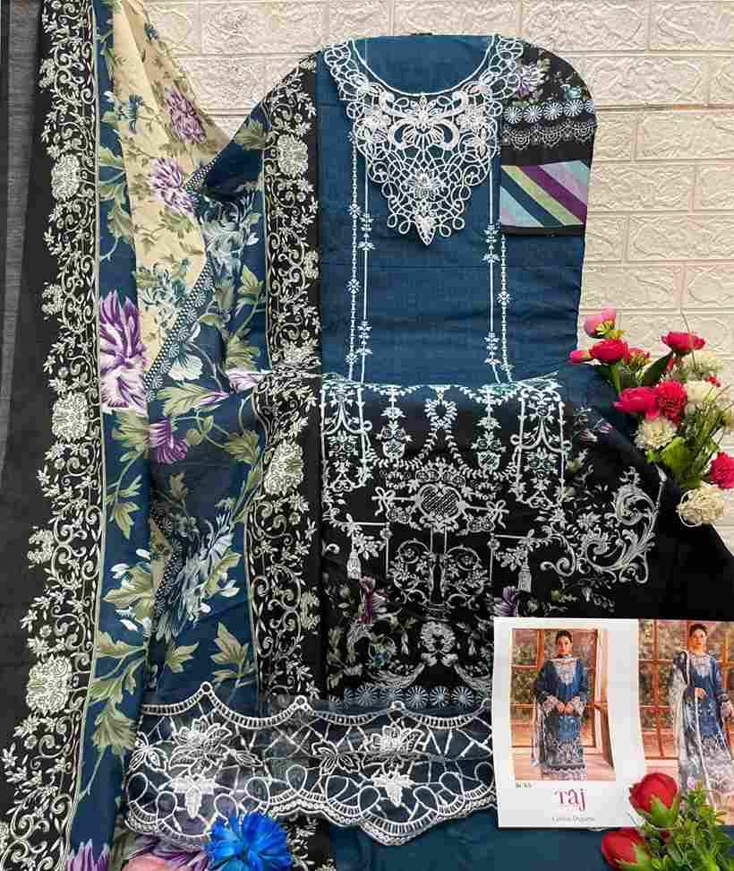 Taj Hit Design 615 By Taj Creation Beautiful Pakistani Suits Colorful Stylish Fancy Casual Wear & Ethnic Wear Pure Cotton Print With Embroidered Dresses At Wholesale Price