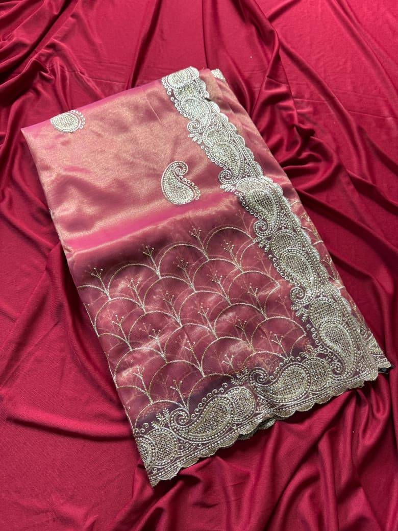 Vt-Jinat By Fashid Wholesale 01 To 06 Series Indian Traditional Wear Collection Beautiful Stylish Fancy Colorful Party Wear & Occasional Wear Pure Zari Tissue Silk Sarees At Wholesale Price