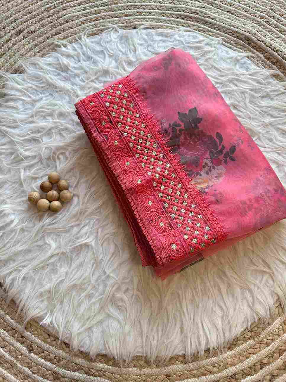 Vt-Sarita By Fashid Wholesale 01 To 05 Series Indian Traditional Wear Collection Beautiful Stylish Fancy Colorful Party Wear & Occasional Wear Organza Silk Sarees At Wholesale Price