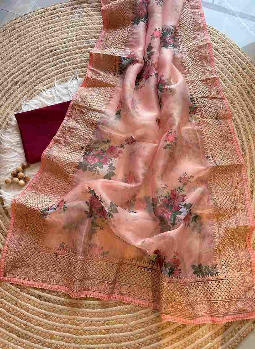 Vt-Sarita By Fashid Wholesale 01 To 05 Series Indian Traditional Wear Collection Beautiful Stylish Fancy Colorful Party Wear & Occasional Wear Organza Silk Sarees At Wholesale Price