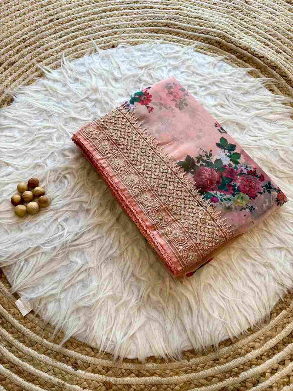 Vt-Sarita By Fashid Wholesale 01 To 05 Series Indian Traditional Wear Collection Beautiful Stylish Fancy Colorful Party Wear & Occasional Wear Organza Silk Sarees At Wholesale Price