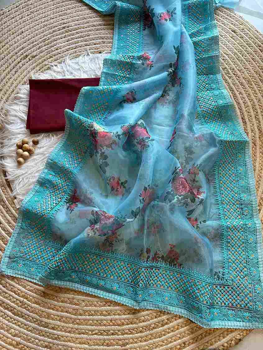 Vt-Sarita By Fashid Wholesale 01 To 05 Series Indian Traditional Wear Collection Beautiful Stylish Fancy Colorful Party Wear & Occasional Wear Organza Silk Sarees At Wholesale Price