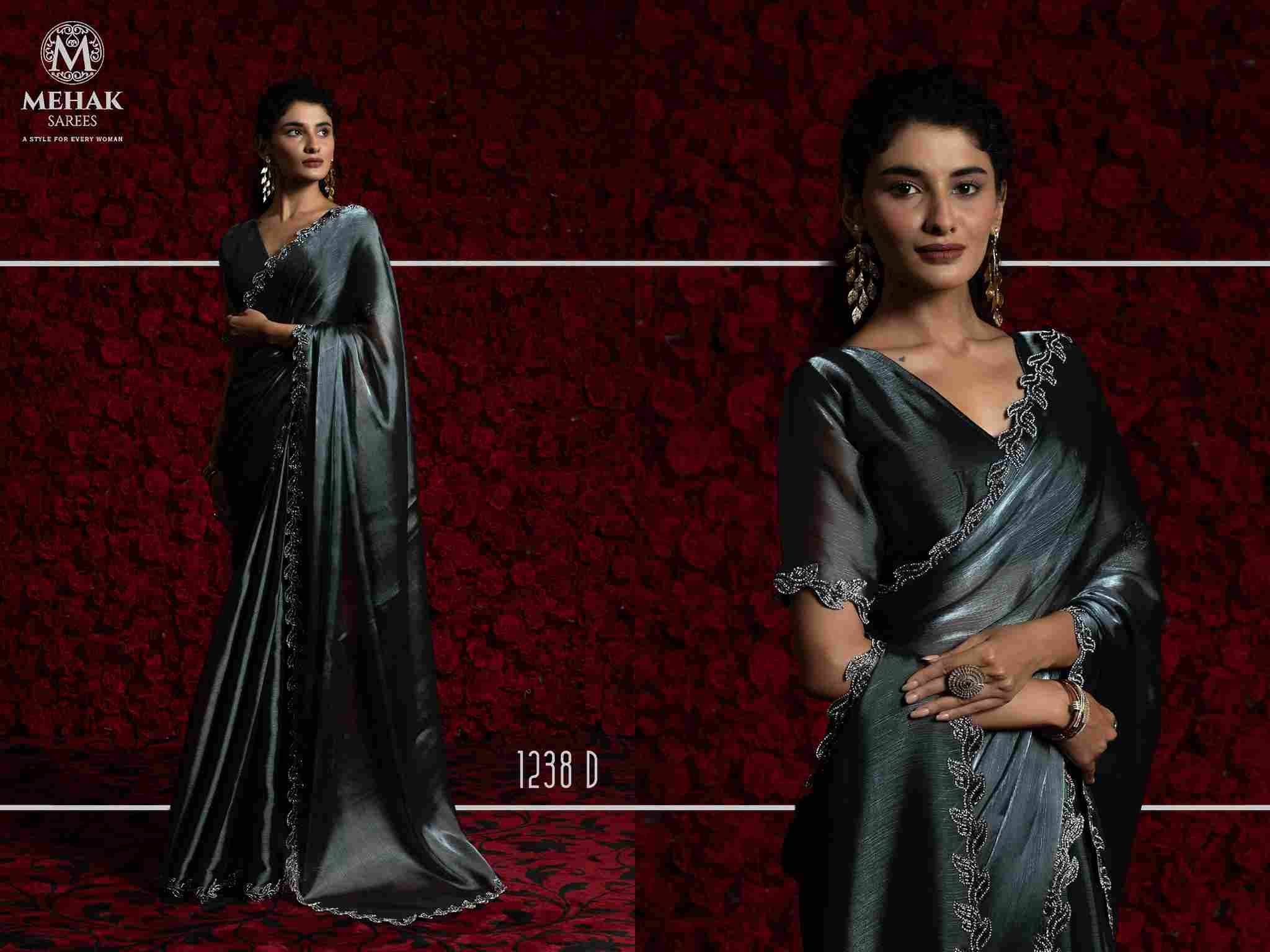 Mehak 1238 Colours By Mehak 1238-A To 1238-G Series Indian Traditional Wear Collection Beautiful Stylish Fancy Colorful Party Wear & Occasional Wear Chiffon Sarees At Wholesale Price