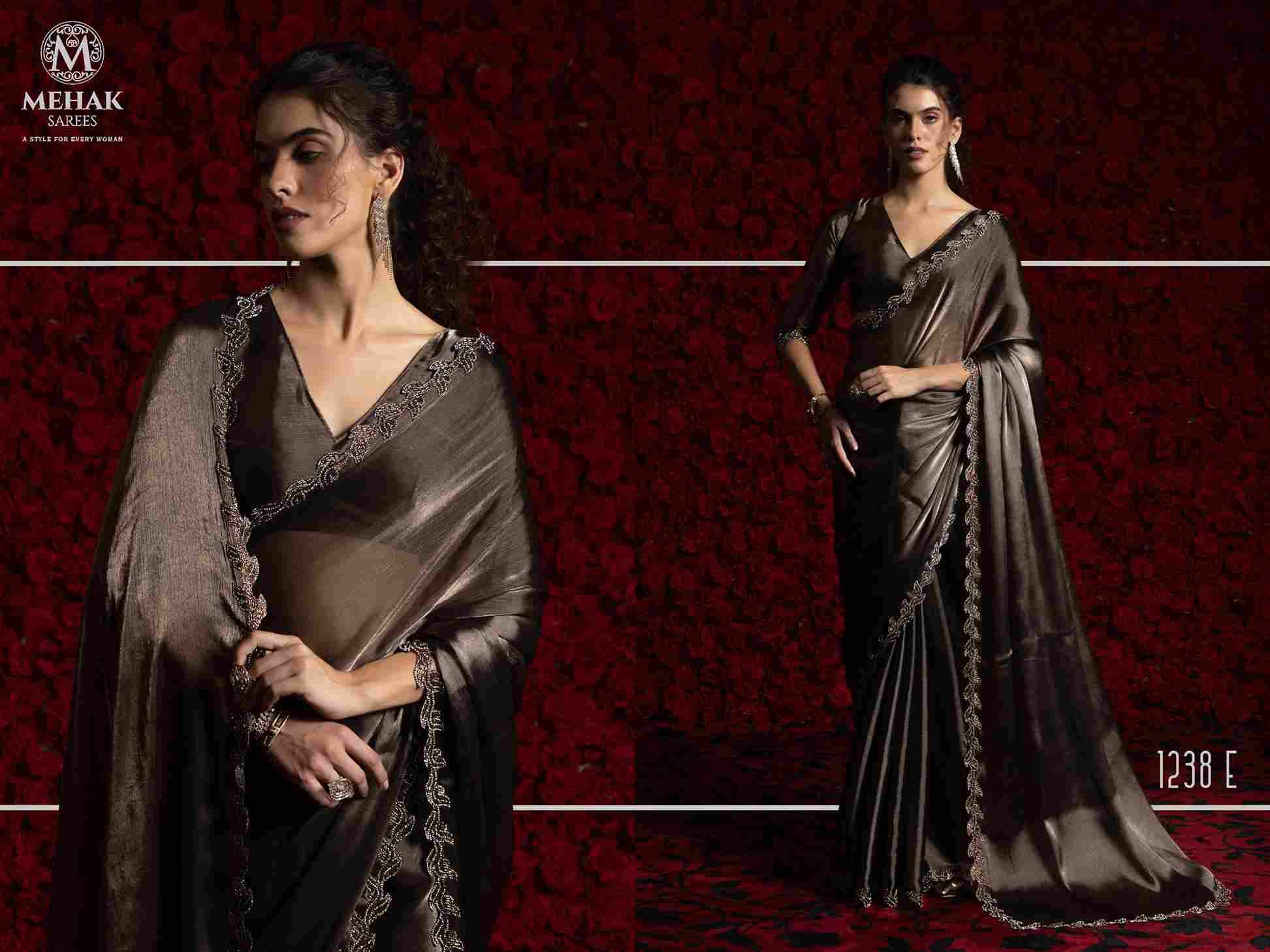 Mehak 1238 Colours By Mehak 1238-A To 1238-G Series Indian Traditional Wear Collection Beautiful Stylish Fancy Colorful Party Wear & Occasional Wear Chiffon Sarees At Wholesale Price