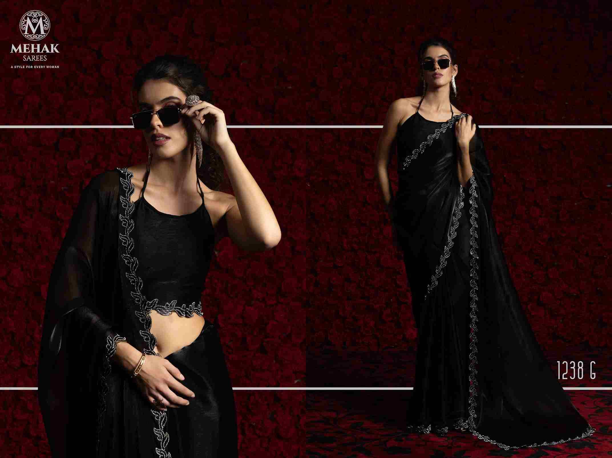Mehak 1238 Colours By Mehak 1238-A To 1238-G Series Indian Traditional Wear Collection Beautiful Stylish Fancy Colorful Party Wear & Occasional Wear Chiffon Sarees At Wholesale Price