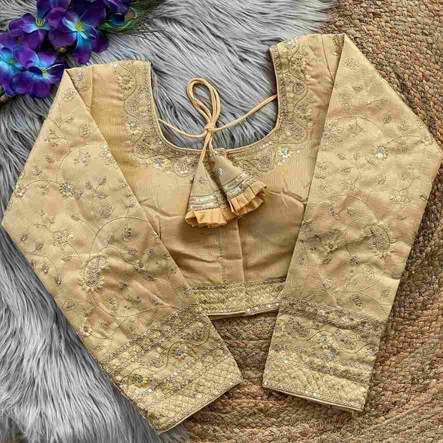 Kb-15 By Fashid Wholesale 01 To 03 Series Designer Beautiful Collection Occasional Wear & Party Wear Heavy Milan Silk Blouse At Wholesale Price