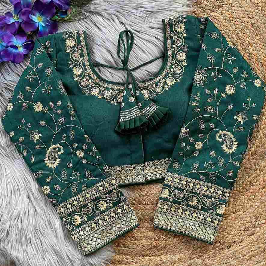Kb-15 By Fashid Wholesale 01 To 03 Series Designer Beautiful Collection Occasional Wear & Party Wear Heavy Milan Silk Blouse At Wholesale Price