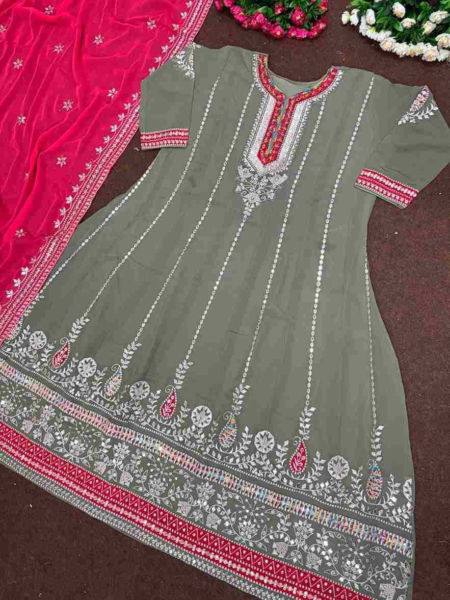 Kf-1639 By Fashid Wholesale 01 To 03 Series Designer Stylish Fancy Colorful Beautiful Party Wear & Ethnic Wear Collection Faux Georgette Gown At Wholesale Price