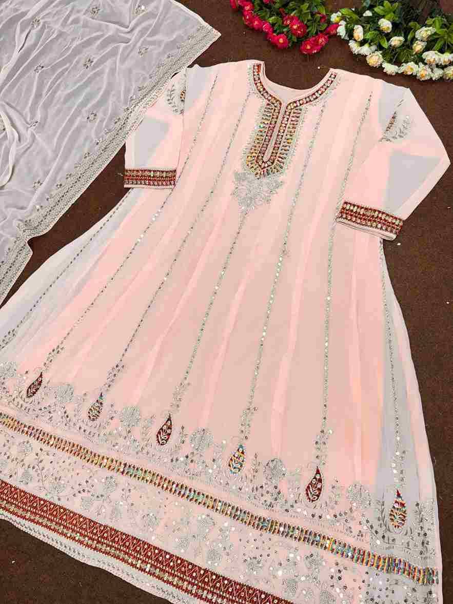 Kf-1639 By Fashid Wholesale 01 To 03 Series Designer Stylish Fancy Colorful Beautiful Party Wear & Ethnic Wear Collection Faux Georgette Gown At Wholesale Price