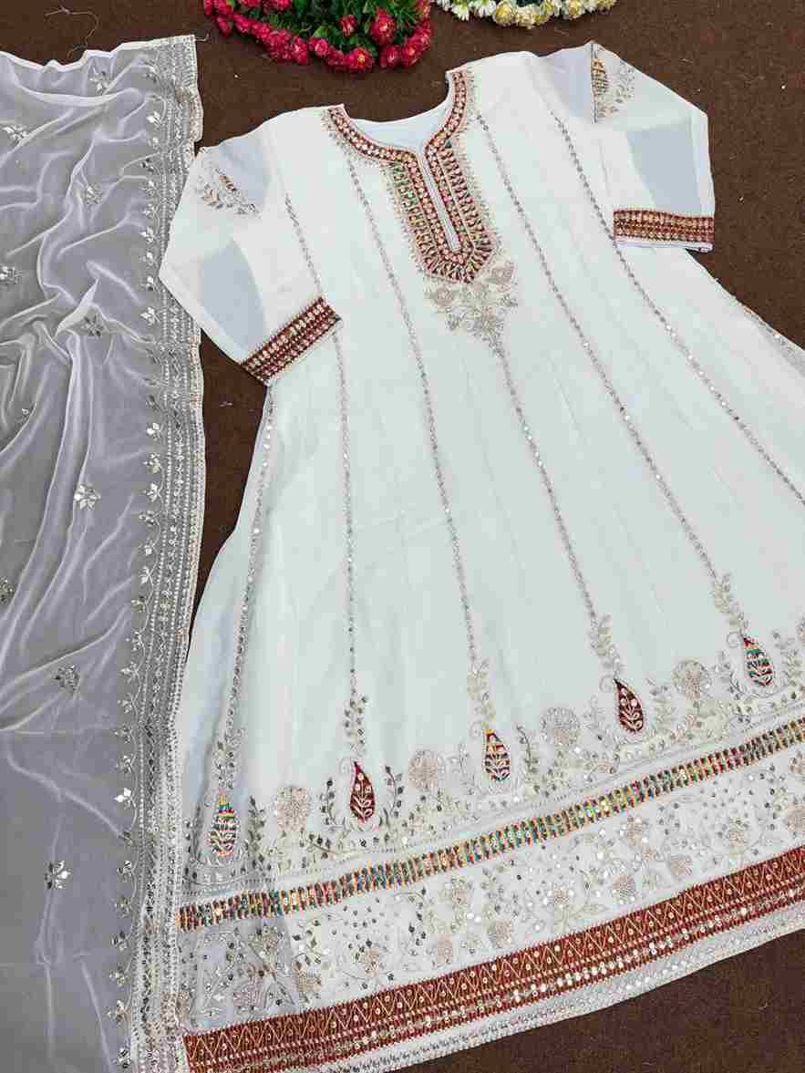Kf-1639 By Fashid Wholesale 01 To 03 Series Designer Stylish Fancy Colorful Beautiful Party Wear & Ethnic Wear Collection Faux Georgette Gown At Wholesale Price