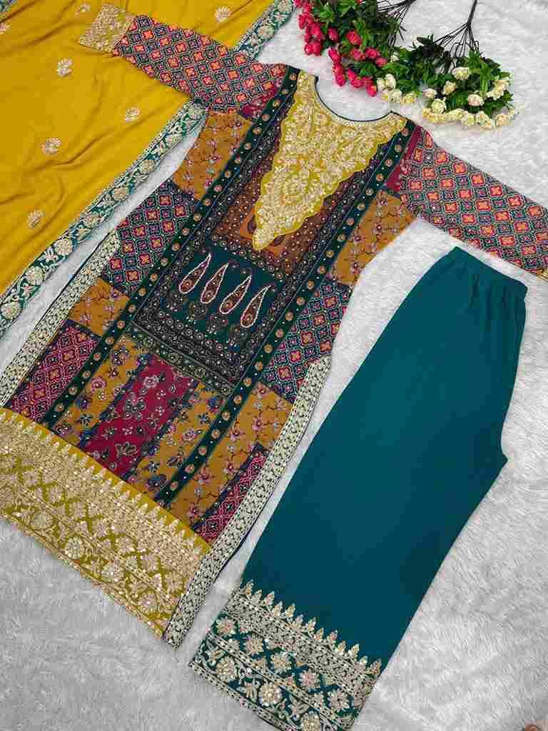 Kf-1581 By Fashid Wholesale 01 To 02 Series Beautiful Stylish Festive Suits Fancy Colorful Casual Wear & Ethnic Wear & Ready To Wear Heavy Faux Georgette Dresses At Wholesale Price