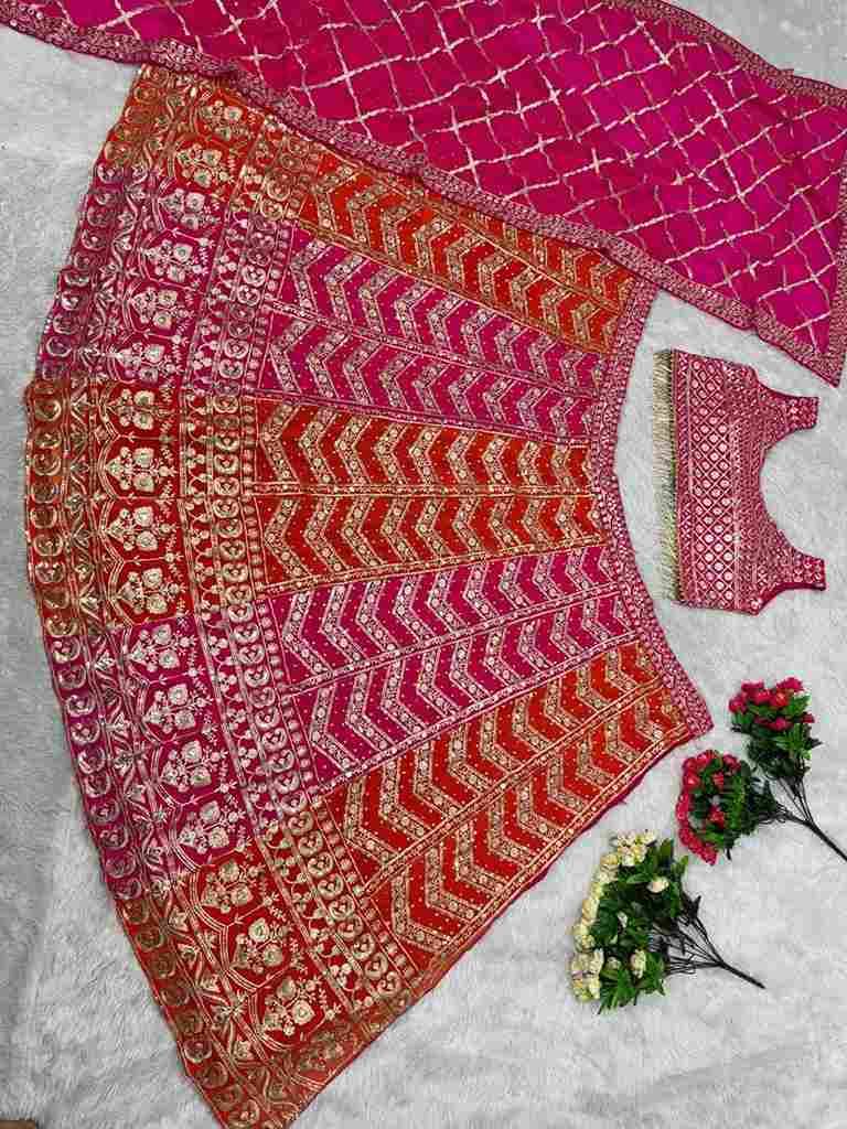 Kf-1614 By Fashid Wholesale Wear Collection Beautiful Stylish Colorful Fancy Party Wear & Occasional Wear Faux Georgette Lehengas At Wholesale Price