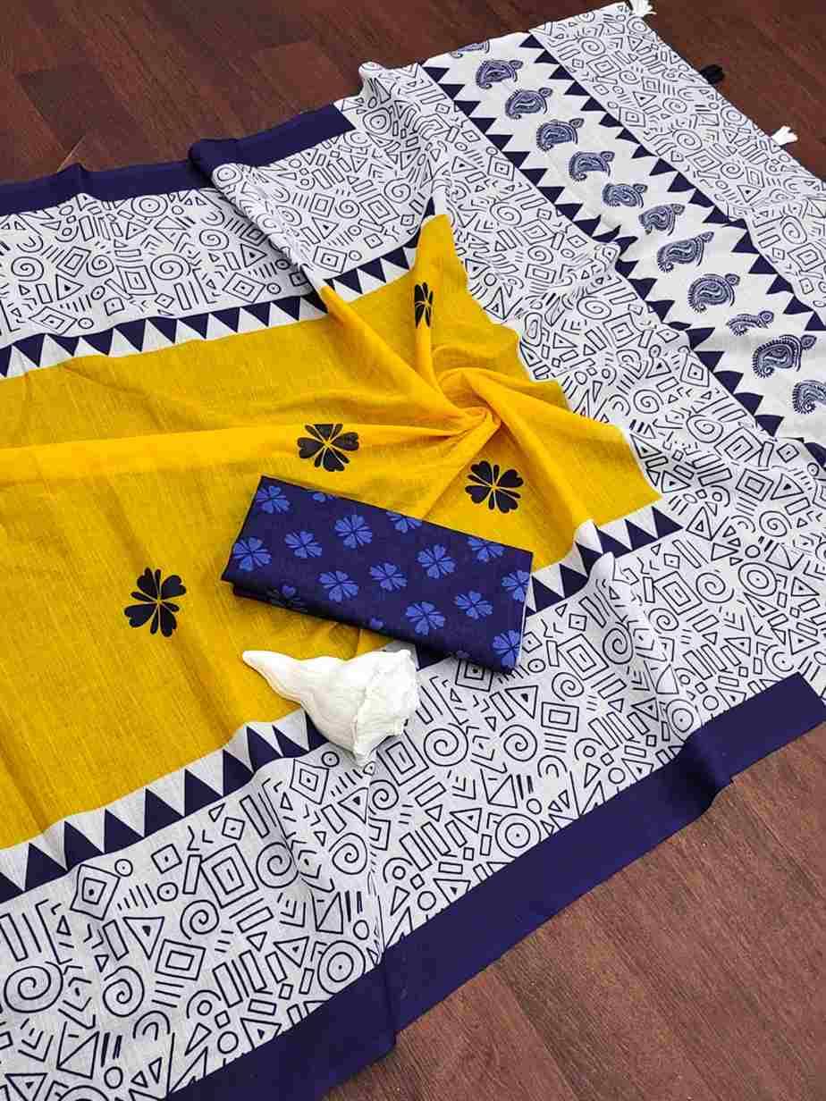 Srr-114 By Fashid Wholesale 01 To 07 Series Indian Traditional Wear Collection Beautiful Stylish Fancy Colorful Party Wear & Occasional Wear Linen Plain Digital Print Sarees At Wholesale Price