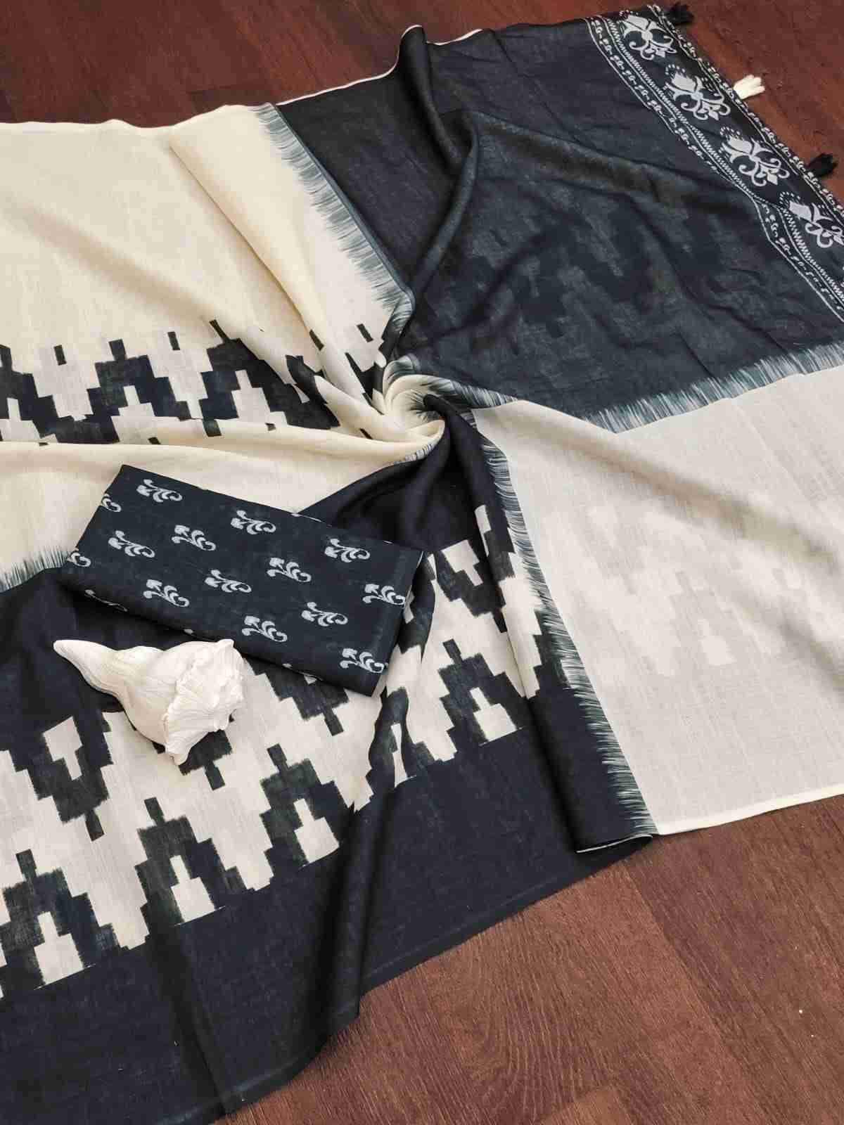 Srr-116 By Fashid Wholesale 01 To 08 Series Indian Traditional Wear Collection Beautiful Stylish Fancy Colorful Party Wear & Occasional Wear Linen Plain Digital Print Sarees At Wholesale Price